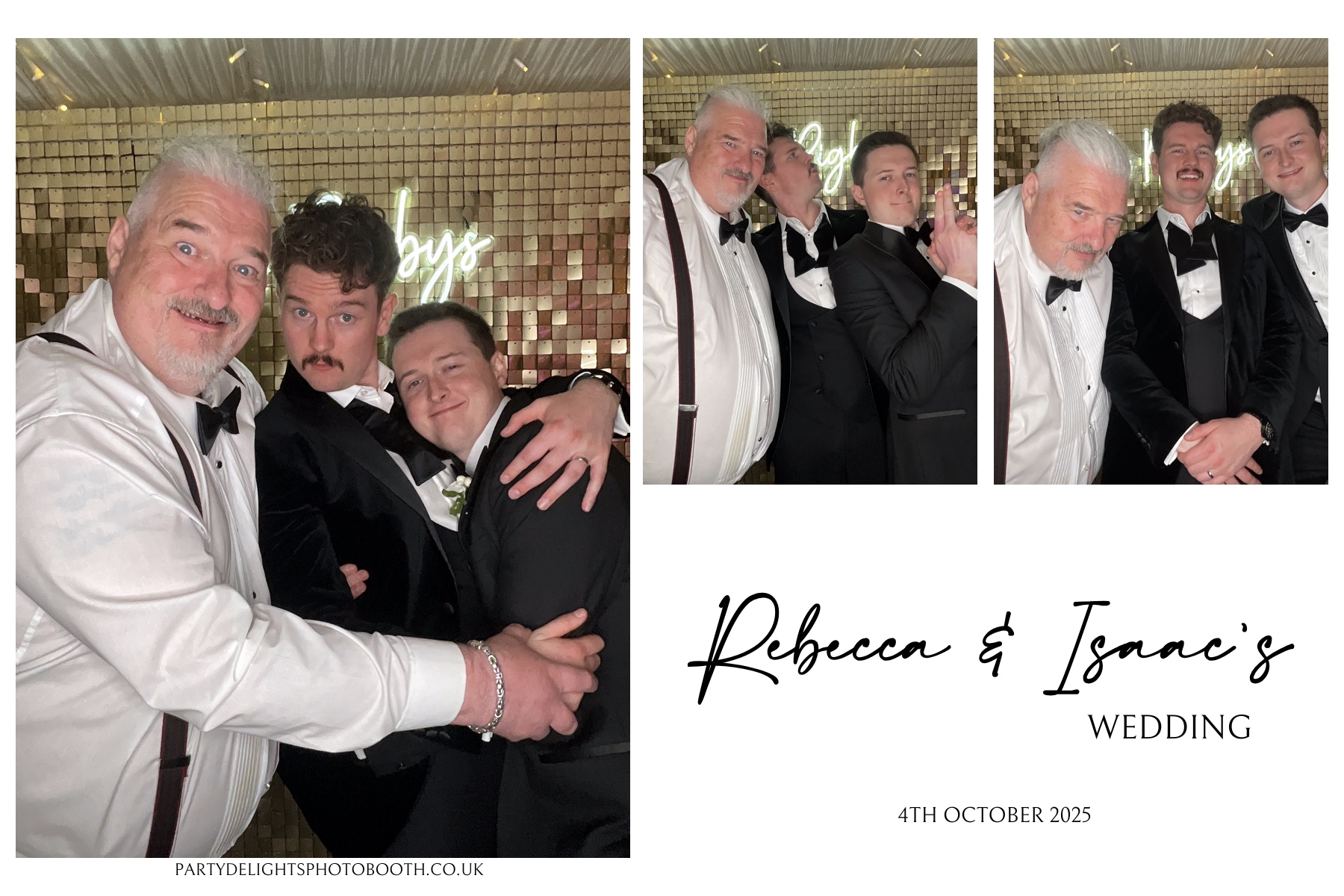 Rebecca and Isaac's Wedding | View more photos from the event at gallery.partydelightsphotobooth.co.uk/u/PartyDelightsPhotoBooth/Rebecca-and-Isaacs-Wedding