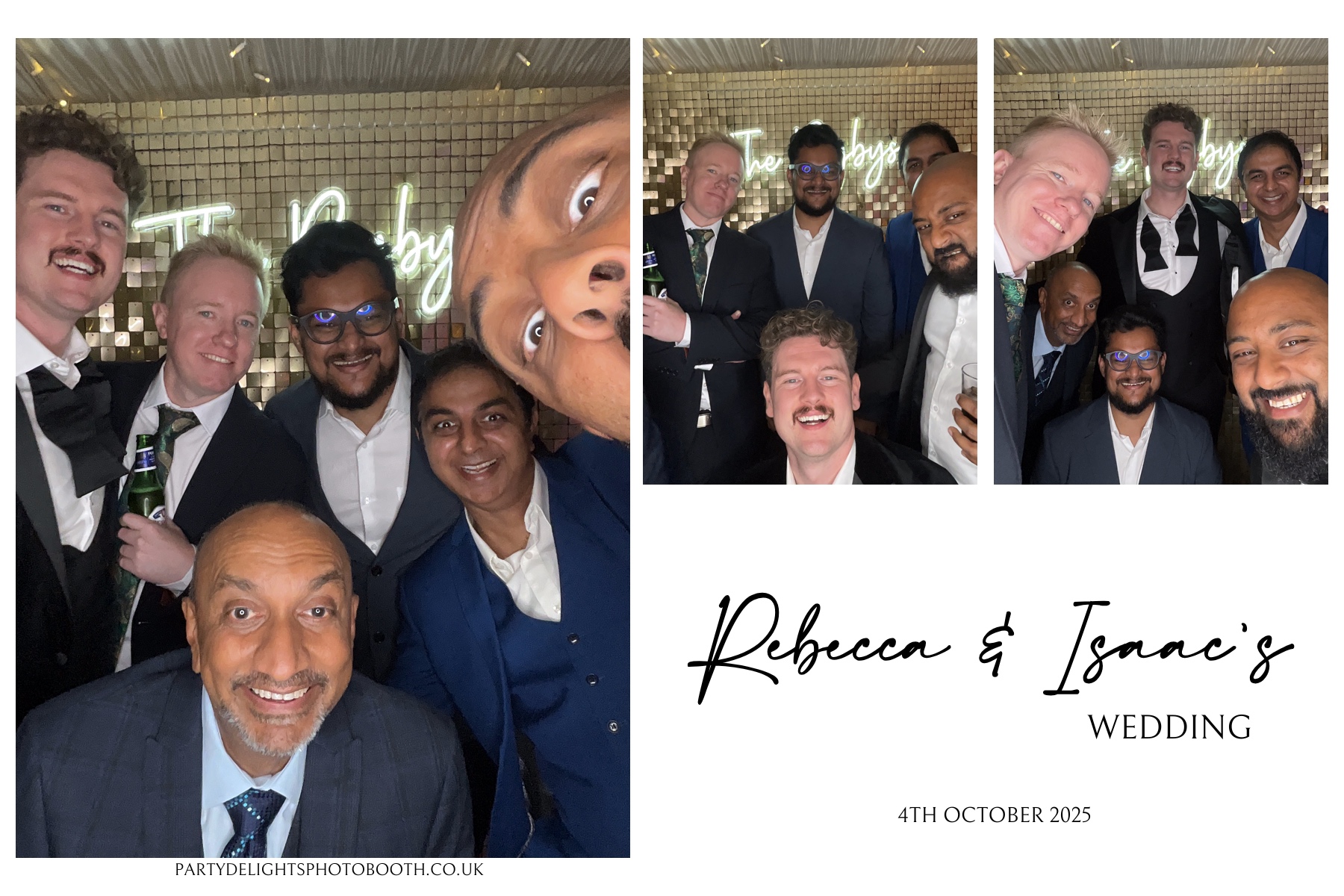 Rebecca and Isaac's Wedding | View more photos from the event at gallery.partydelightsphotobooth.co.uk/u/PartyDelightsPhotoBooth/Rebecca-and-Isaacs-Wedding