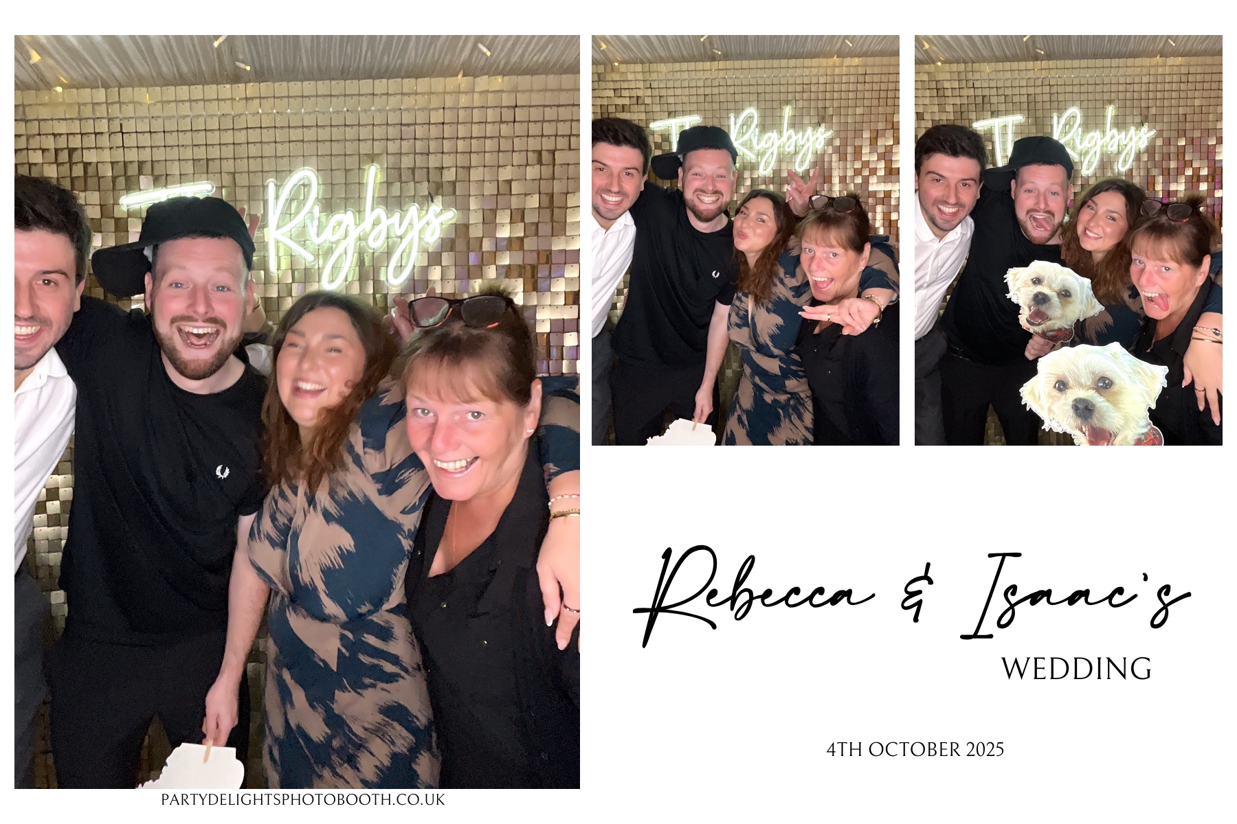 Rebecca and Isaac's Wedding | View more photos from the event at gallery.partydelightsphotobooth.co.uk/u/PartyDelightsPhotoBooth/Rebecca-and-Isaacs-Wedding