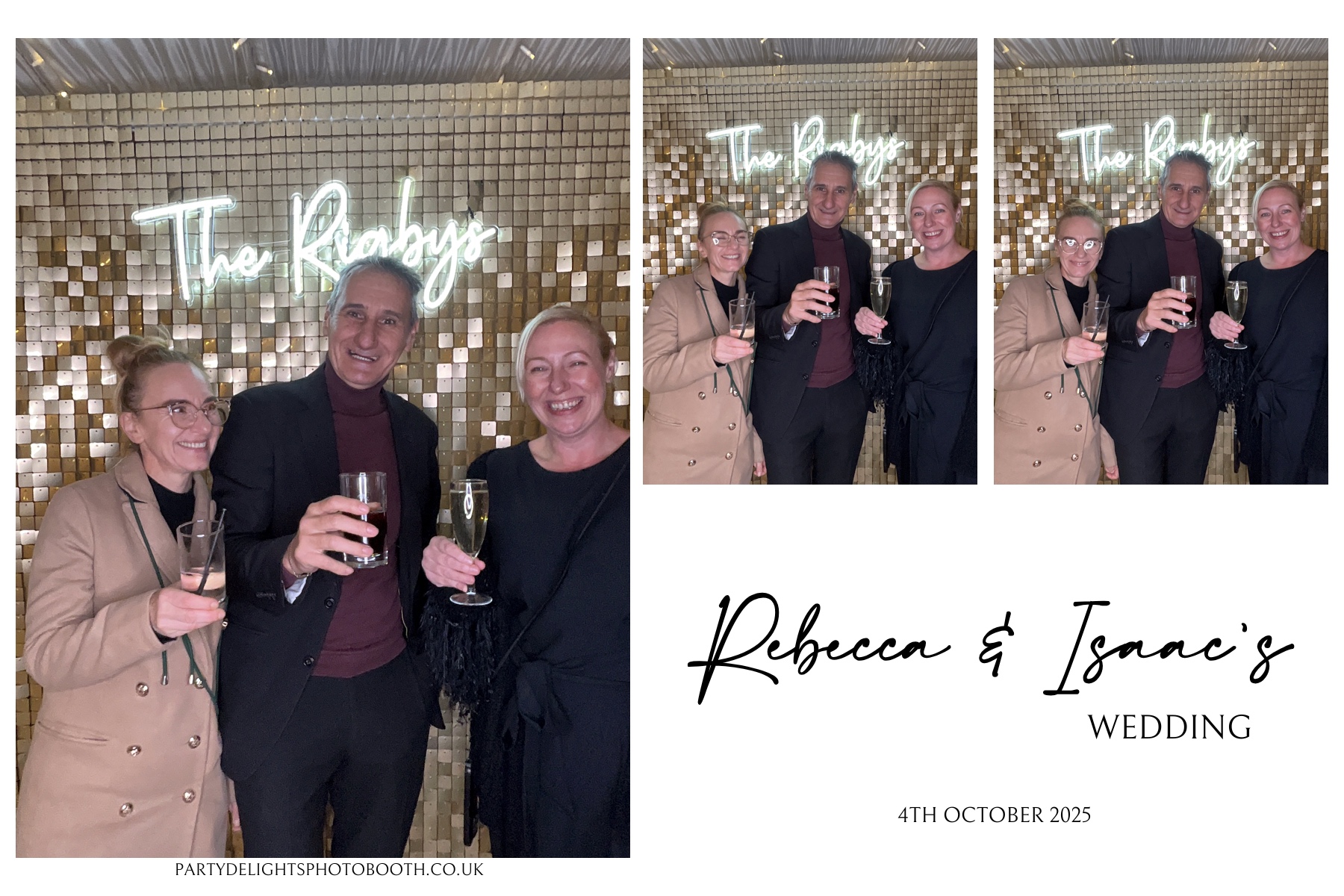 Rebecca and Isaac's Wedding | View more photos from the event at gallery.partydelightsphotobooth.co.uk/u/PartyDelightsPhotoBooth/Rebecca-and-Isaacs-Wedding