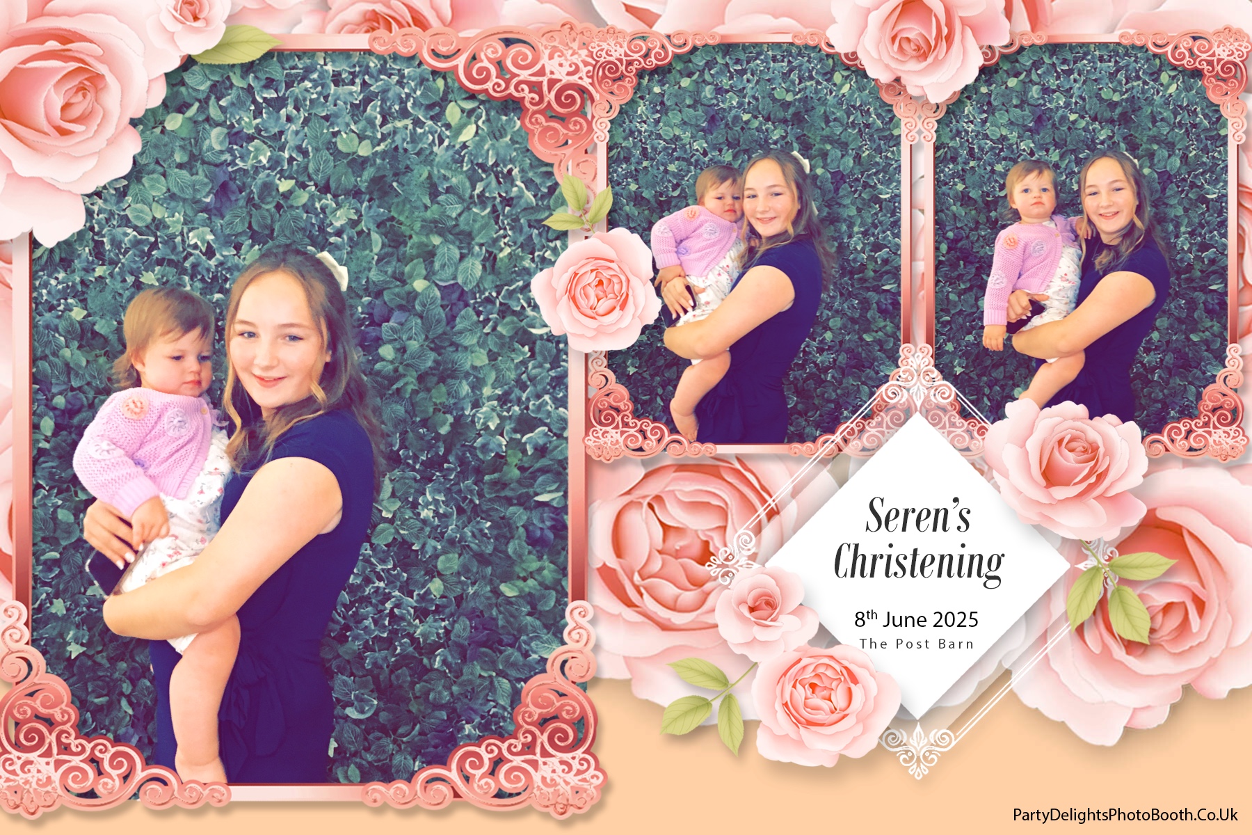 Seren's Christening | View more photos from the event at gallery.partydelightsphotobooth.co.uk/u/PartyDelightsPhotoBooth/Serens-Christening