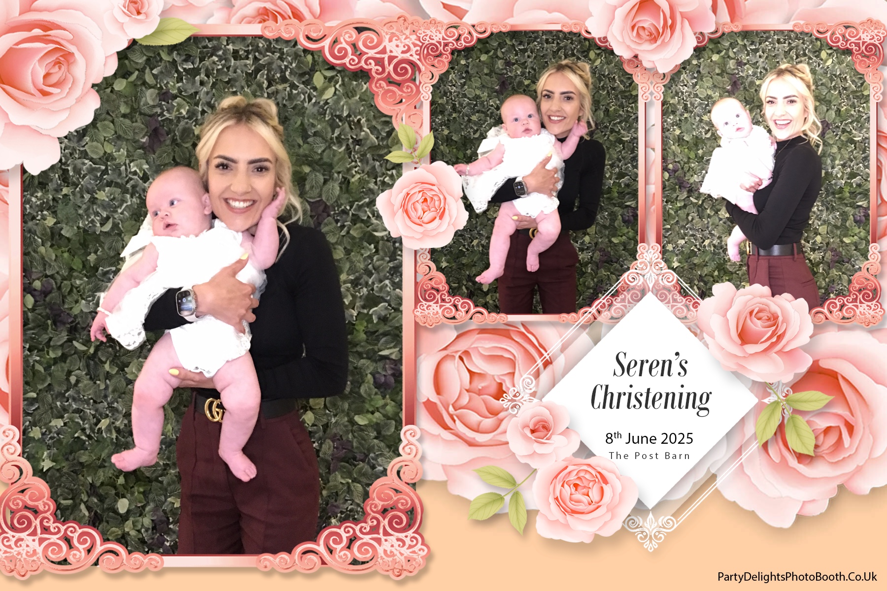 Seren's Christening | View more photos from the event at gallery.partydelightsphotobooth.co.uk/u/PartyDelightsPhotoBooth/Serens-Christening