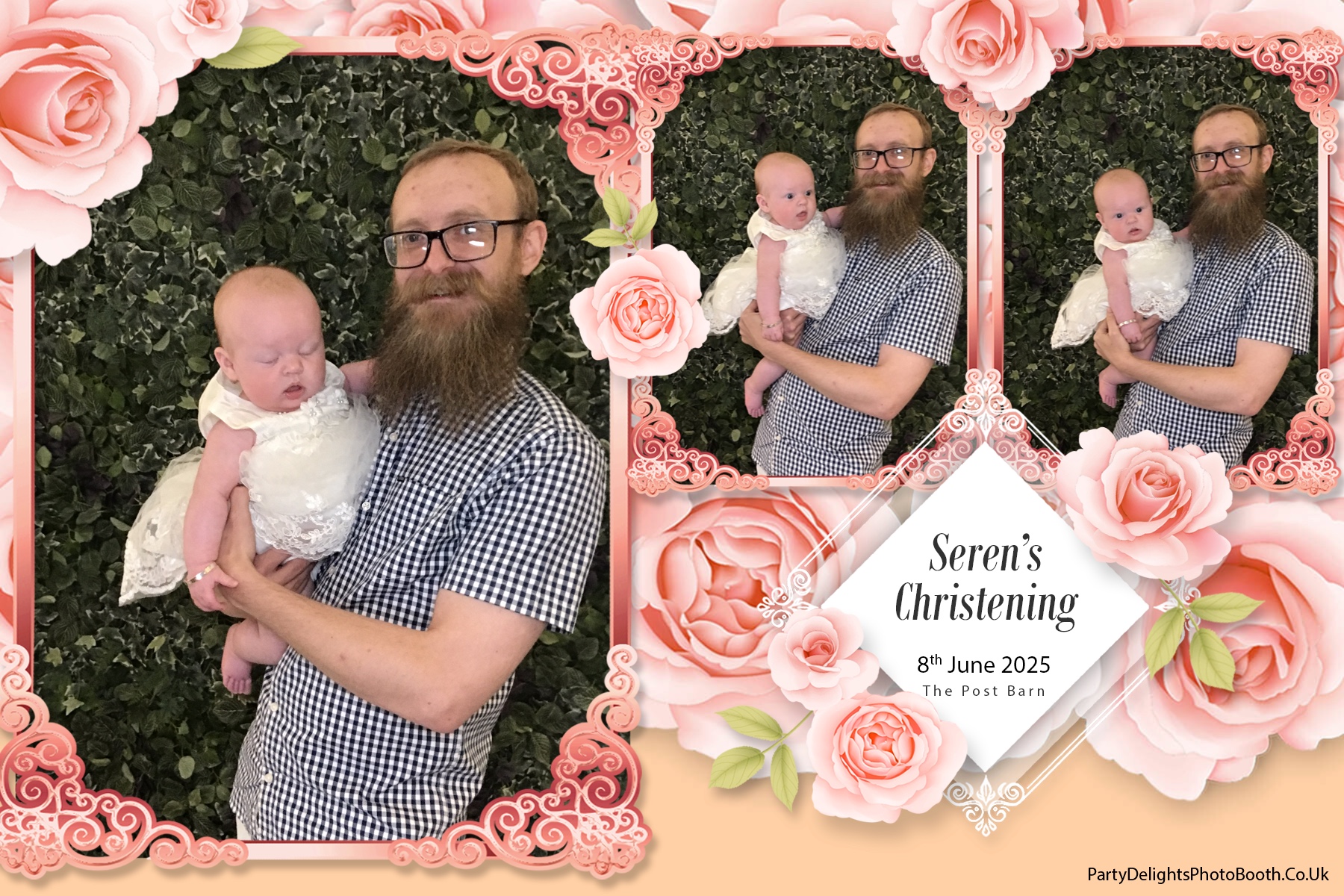 Seren's Christening | View more photos from the event at gallery.partydelightsphotobooth.co.uk/u/PartyDelightsPhotoBooth/Serens-Christening