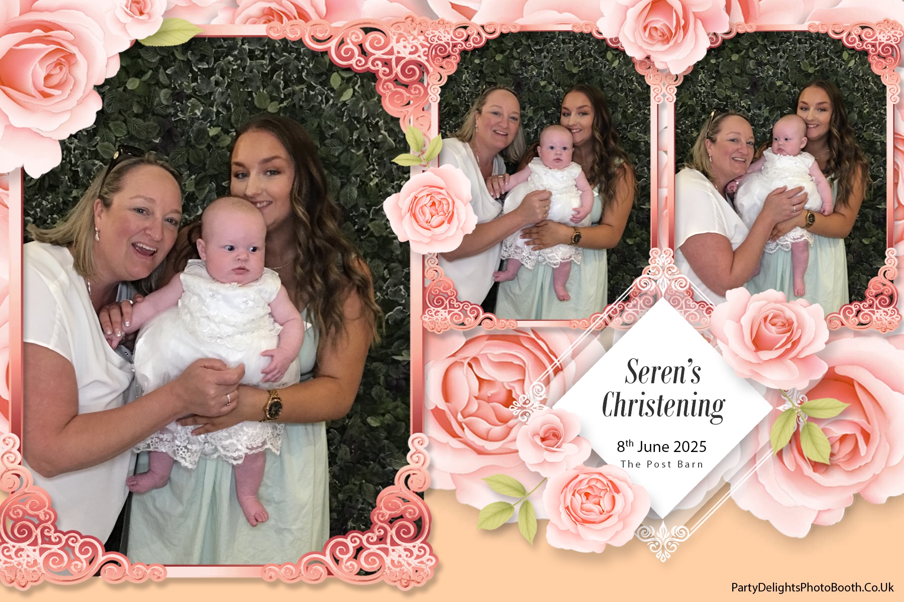 Seren's Christening | View more photos from the event at gallery.partydelightsphotobooth.co.uk/u/PartyDelightsPhotoBooth/Serens-Christening