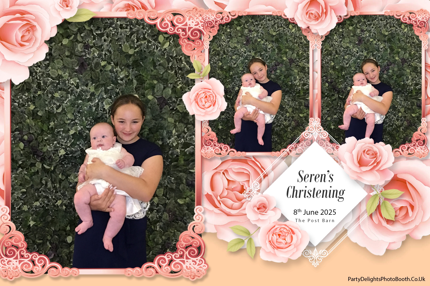 Seren's Christening | View more photos from the event at gallery.partydelightsphotobooth.co.uk/u/PartyDelightsPhotoBooth/Serens-Christening