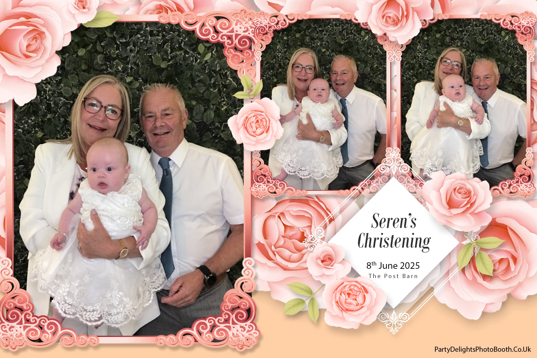 Seren's Christening | View more photos from the event at gallery.partydelightsphotobooth.co.uk/u/PartyDelightsPhotoBooth/Serens-Christening