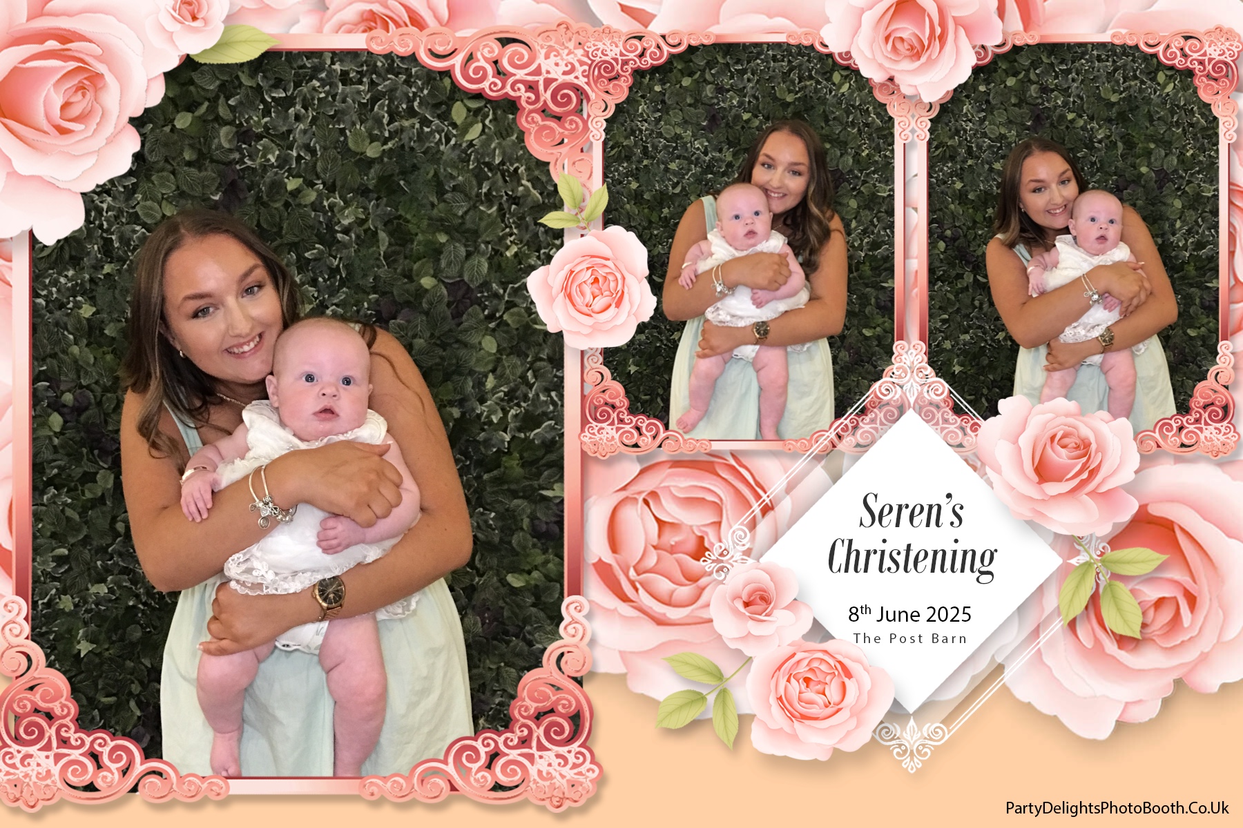 Seren's Christening | View more photos from the event at gallery.partydelightsphotobooth.co.uk/u/PartyDelightsPhotoBooth/Serens-Christening