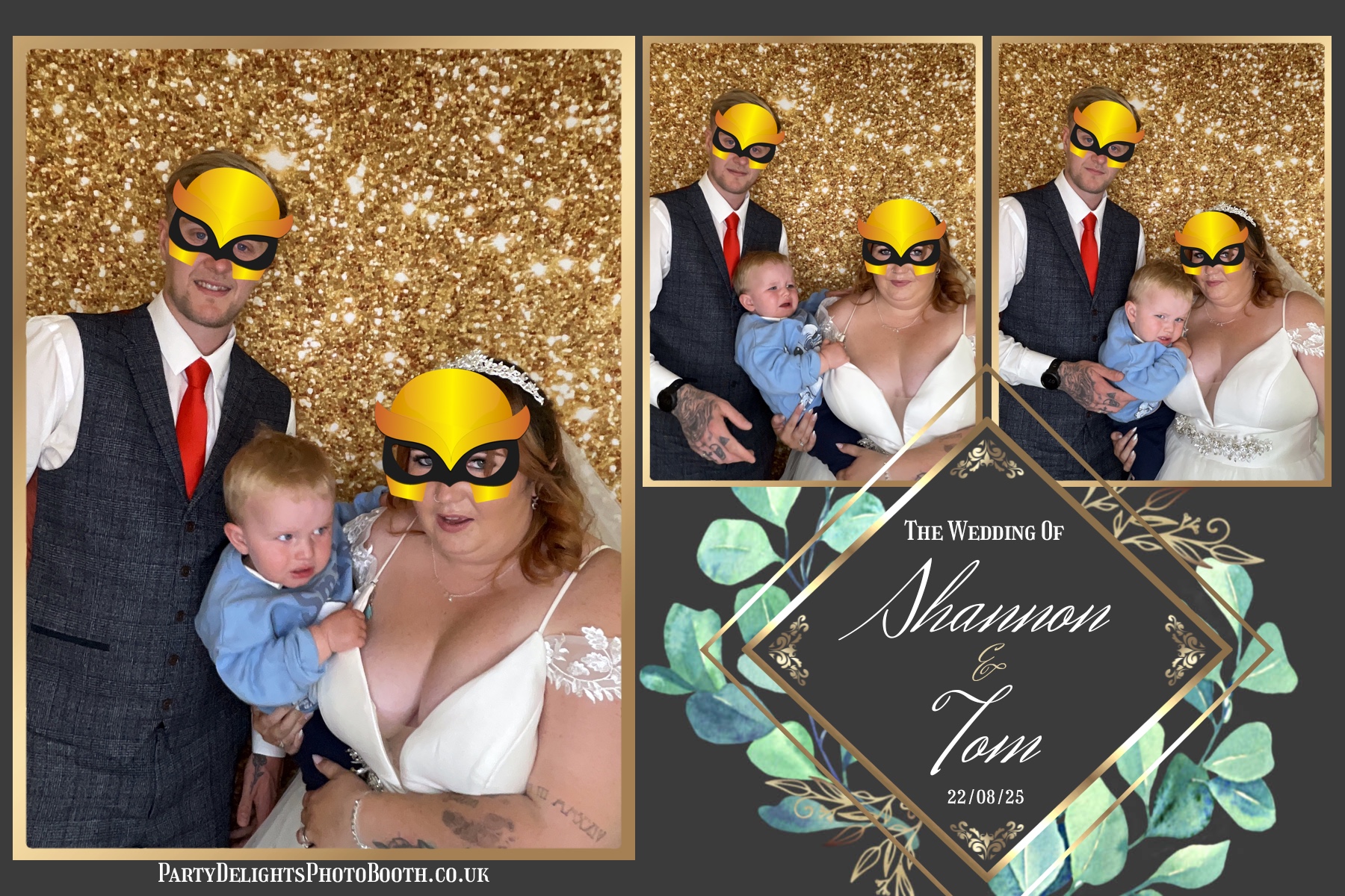 Shannon & Tom's wedding | View more photos from the event at gallery.partydelightsphotobooth.co.uk/u/PartyDelightsPhotoBooth/Shannon-Toms-wedding