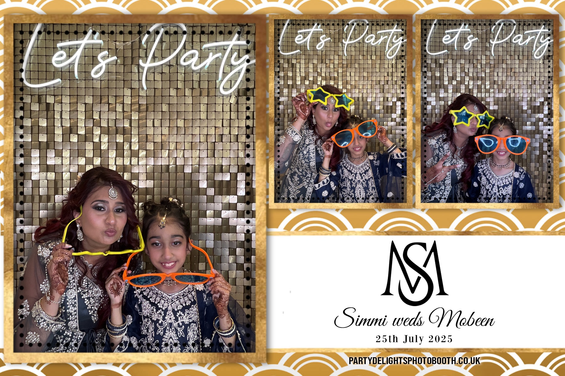 Simran Hussain Wedding | View more photos from the event at gallery.partydelightsphotobooth.co.uk/u/PartyDelightsPhotoBooth/Simran-Hussain-Wedding