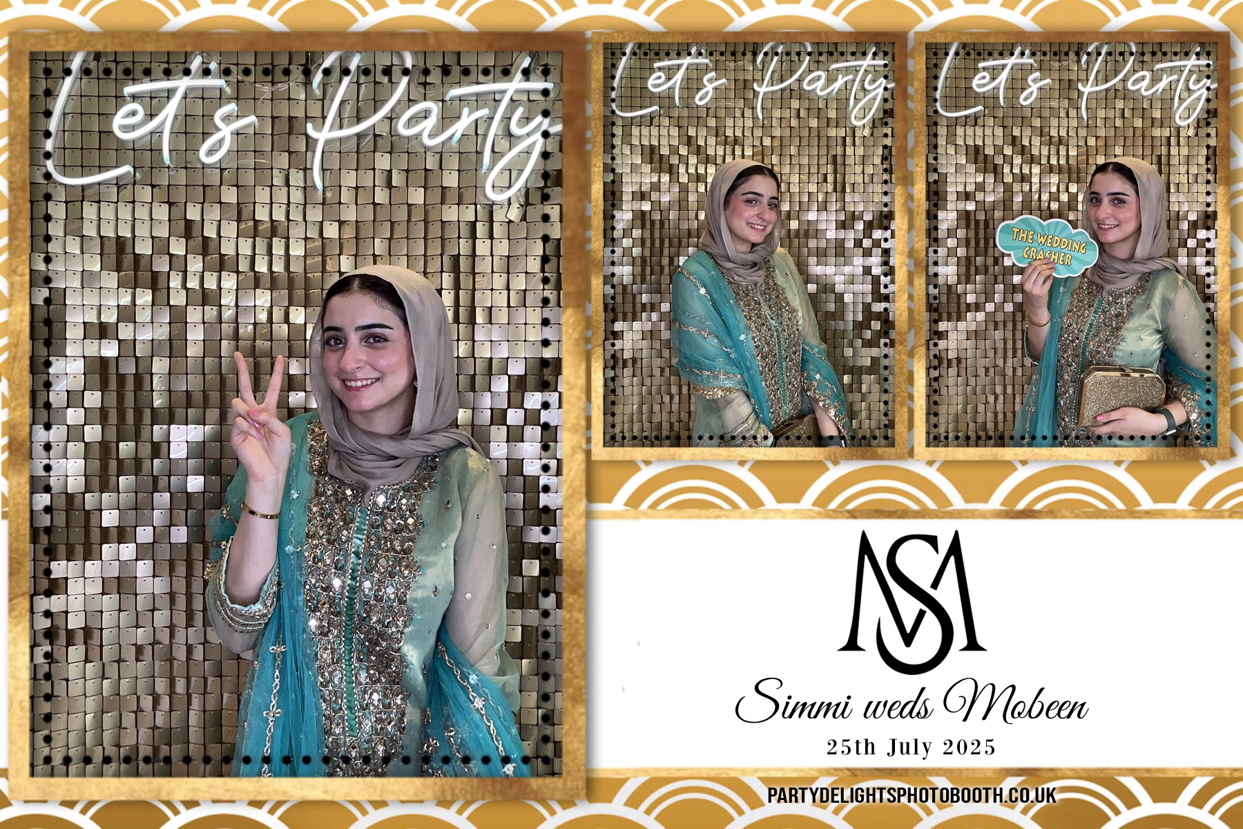 Simran Hussain Wedding | View more photos from the event at gallery.partydelightsphotobooth.co.uk/u/PartyDelightsPhotoBooth/Simran-Hussain-Wedding
