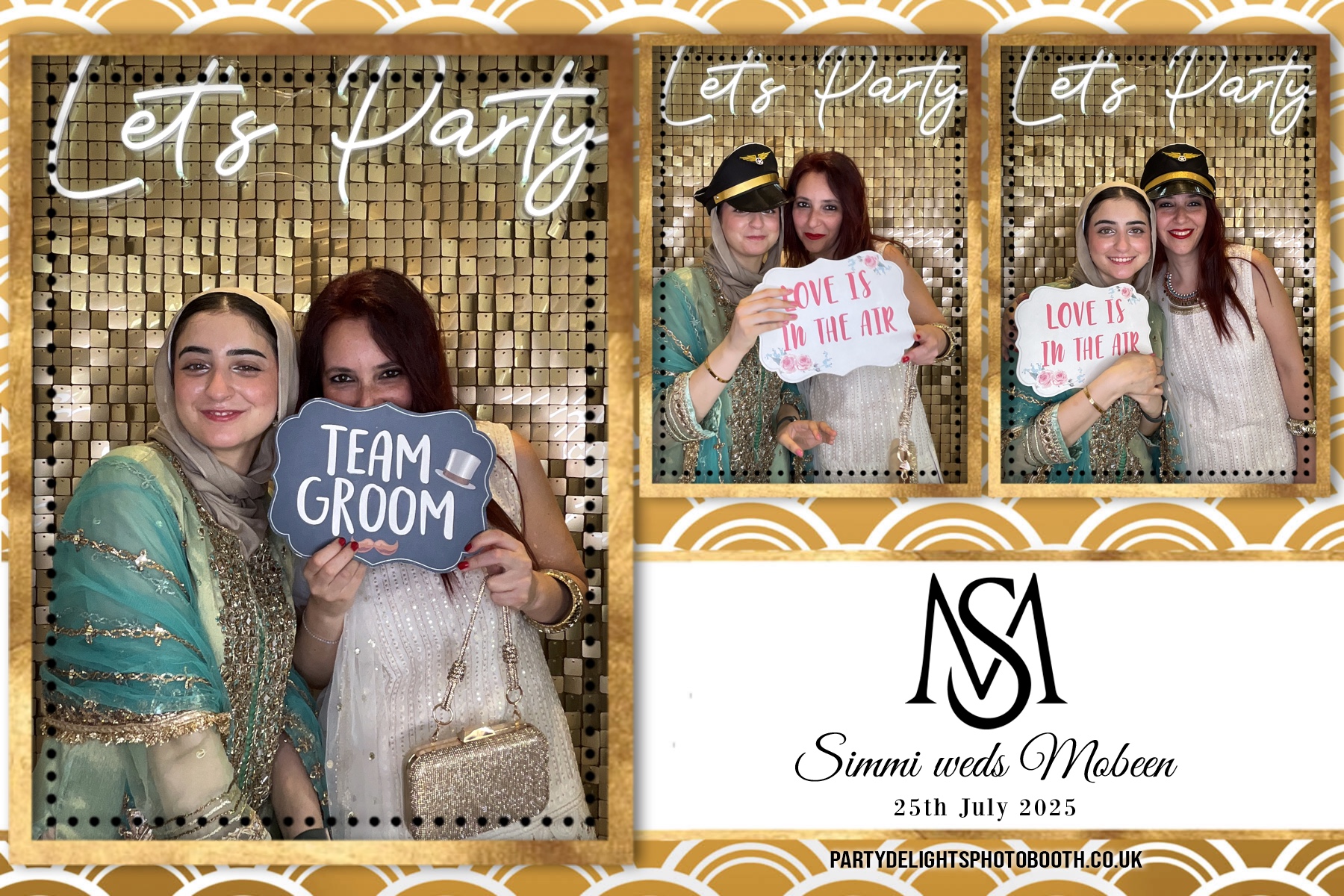 Simran Hussain Wedding | View more photos from the event at gallery.partydelightsphotobooth.co.uk/u/PartyDelightsPhotoBooth/Simran-Hussain-Wedding