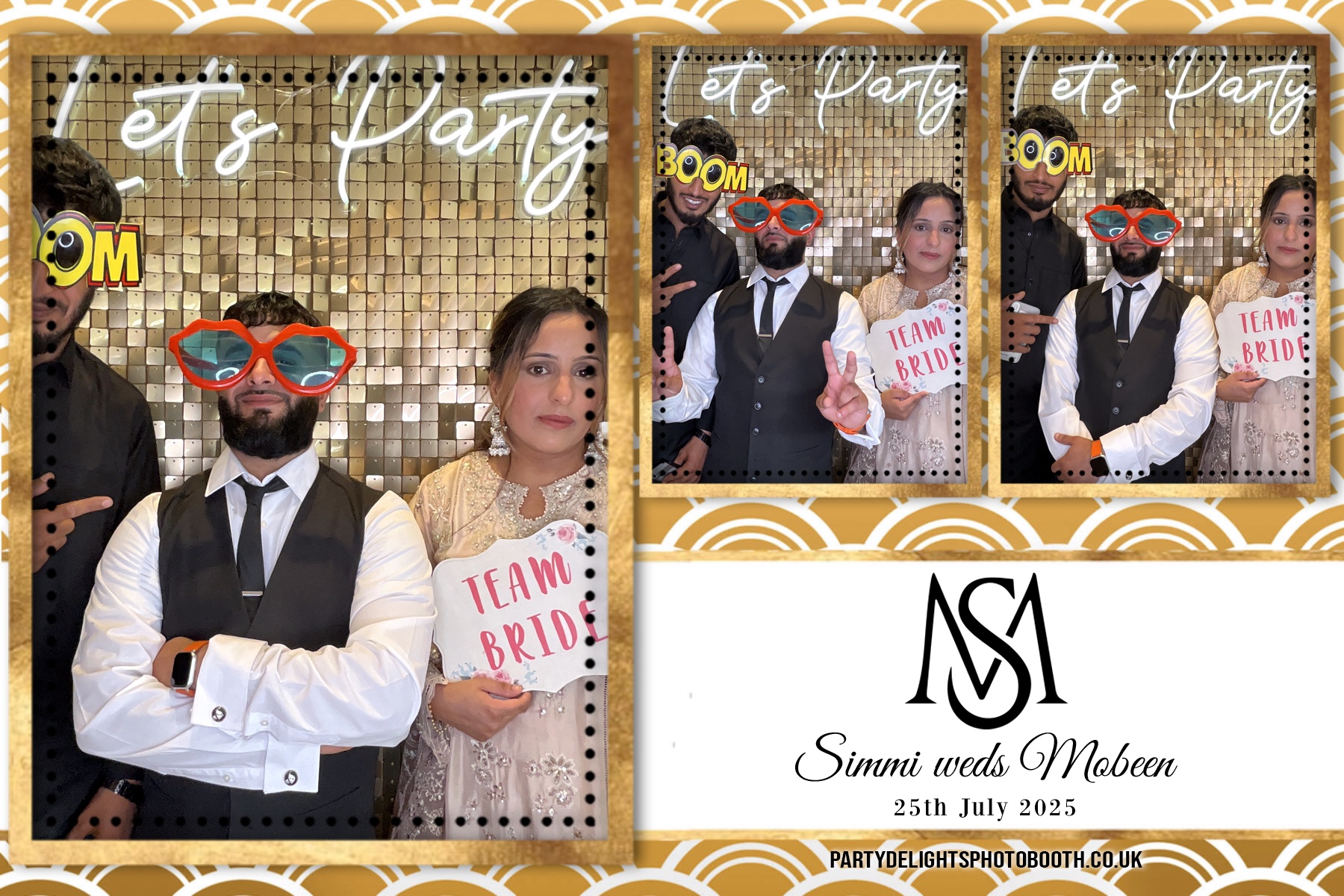 Simran Hussain Wedding | View more photos from the event at gallery.partydelightsphotobooth.co.uk/u/PartyDelightsPhotoBooth/Simran-Hussain-Wedding