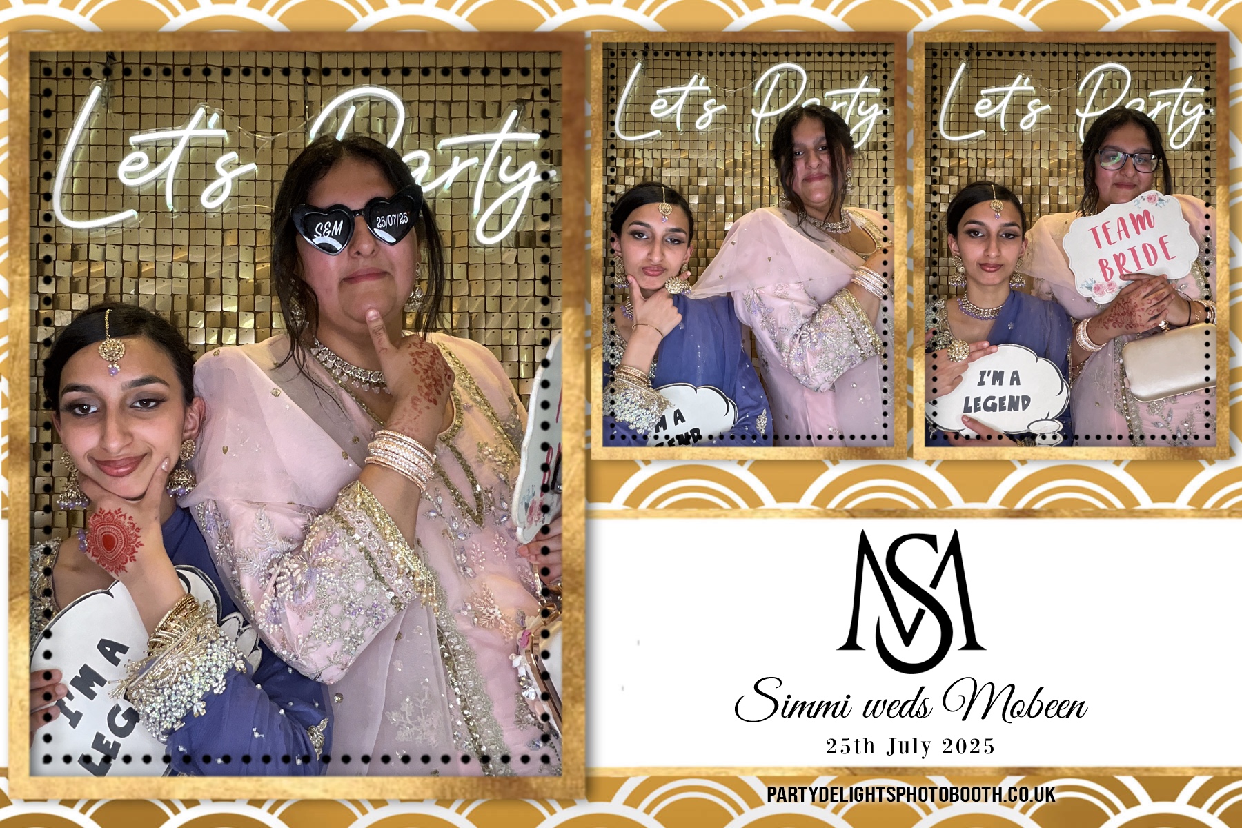 Simran Hussain Wedding | View more photos from the event at gallery.partydelightsphotobooth.co.uk/u/PartyDelightsPhotoBooth/Simran-Hussain-Wedding