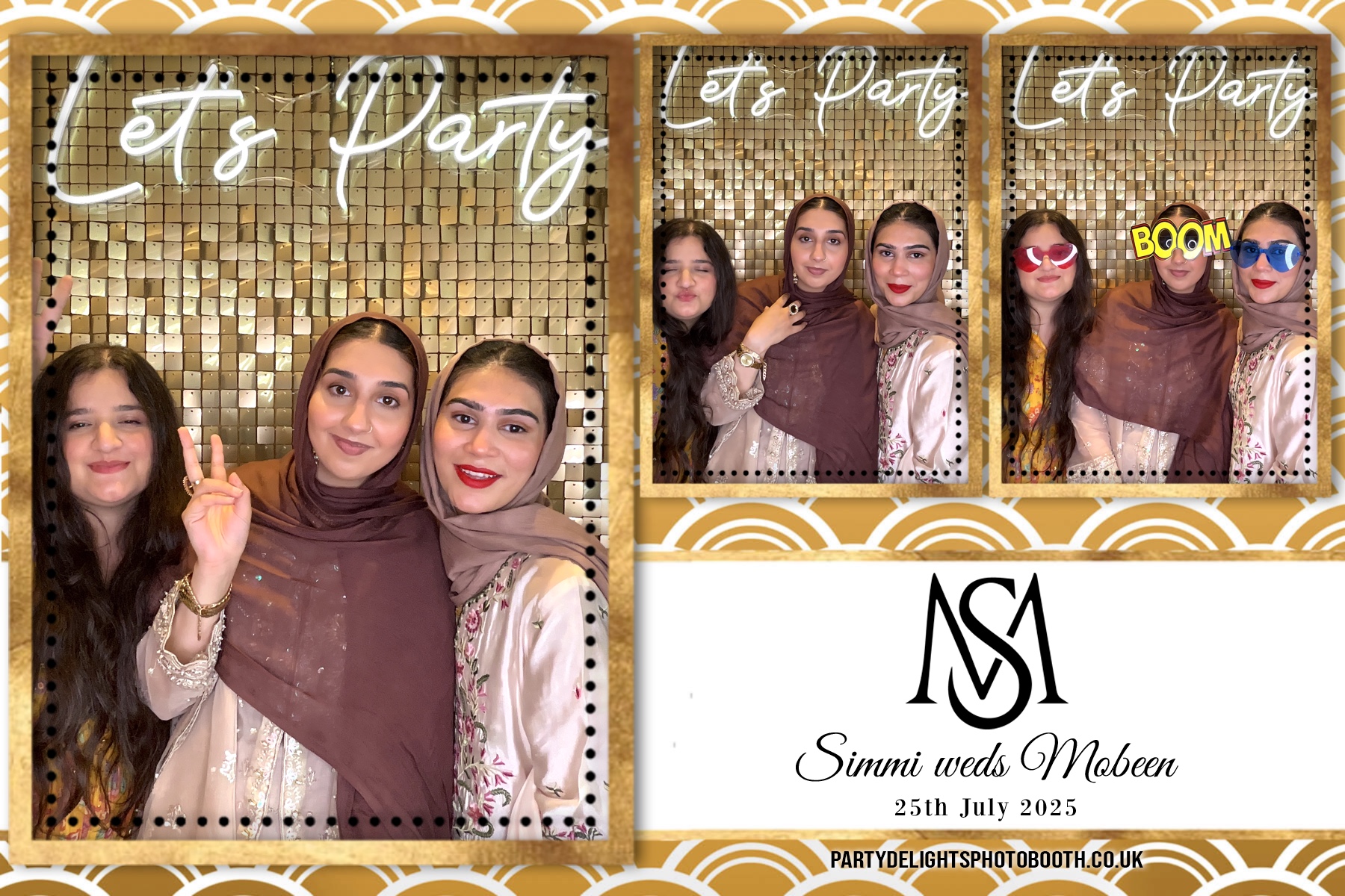 Simran Hussain Wedding | View more photos from the event at gallery.partydelightsphotobooth.co.uk/u/PartyDelightsPhotoBooth/Simran-Hussain-Wedding