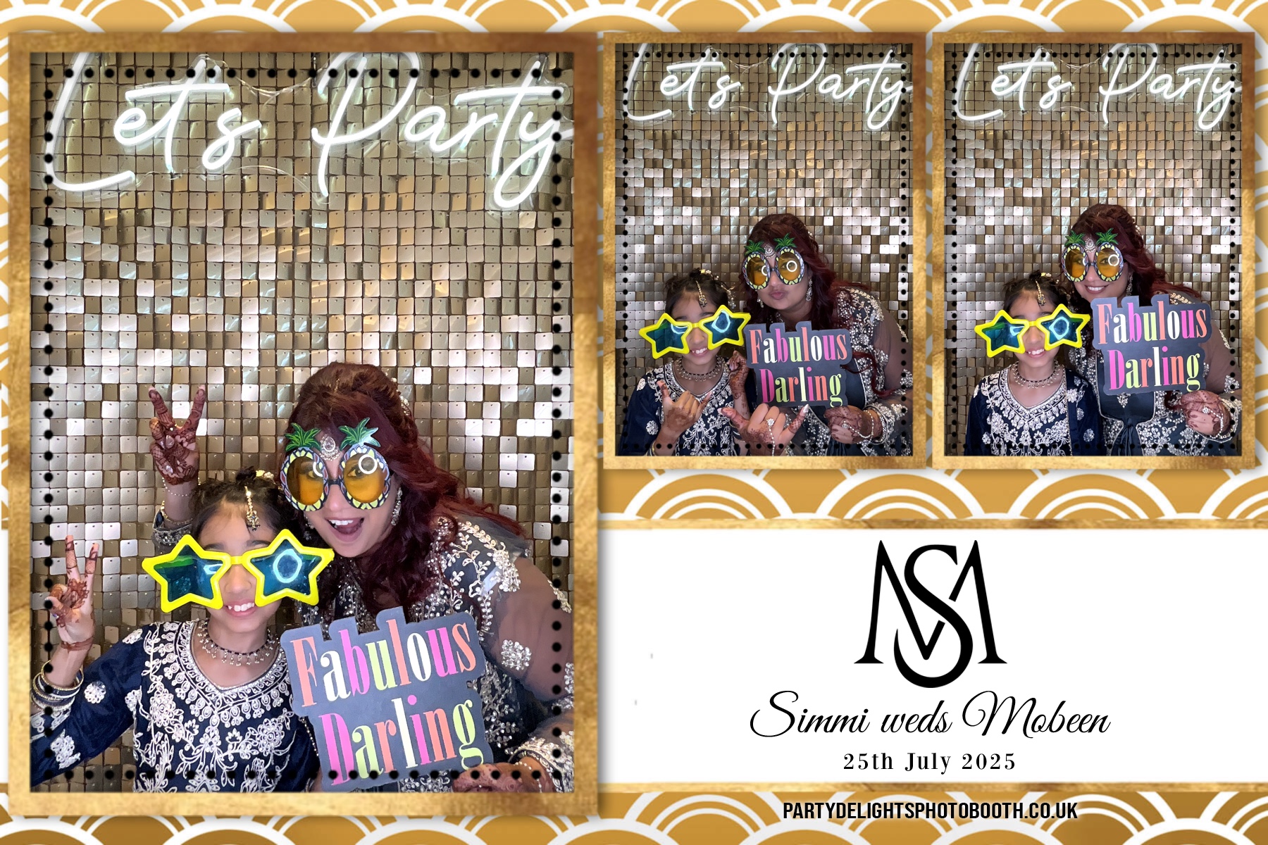Simran Hussain Wedding | View more photos from the event at gallery.partydelightsphotobooth.co.uk/u/PartyDelightsPhotoBooth/Simran-Hussain-Wedding