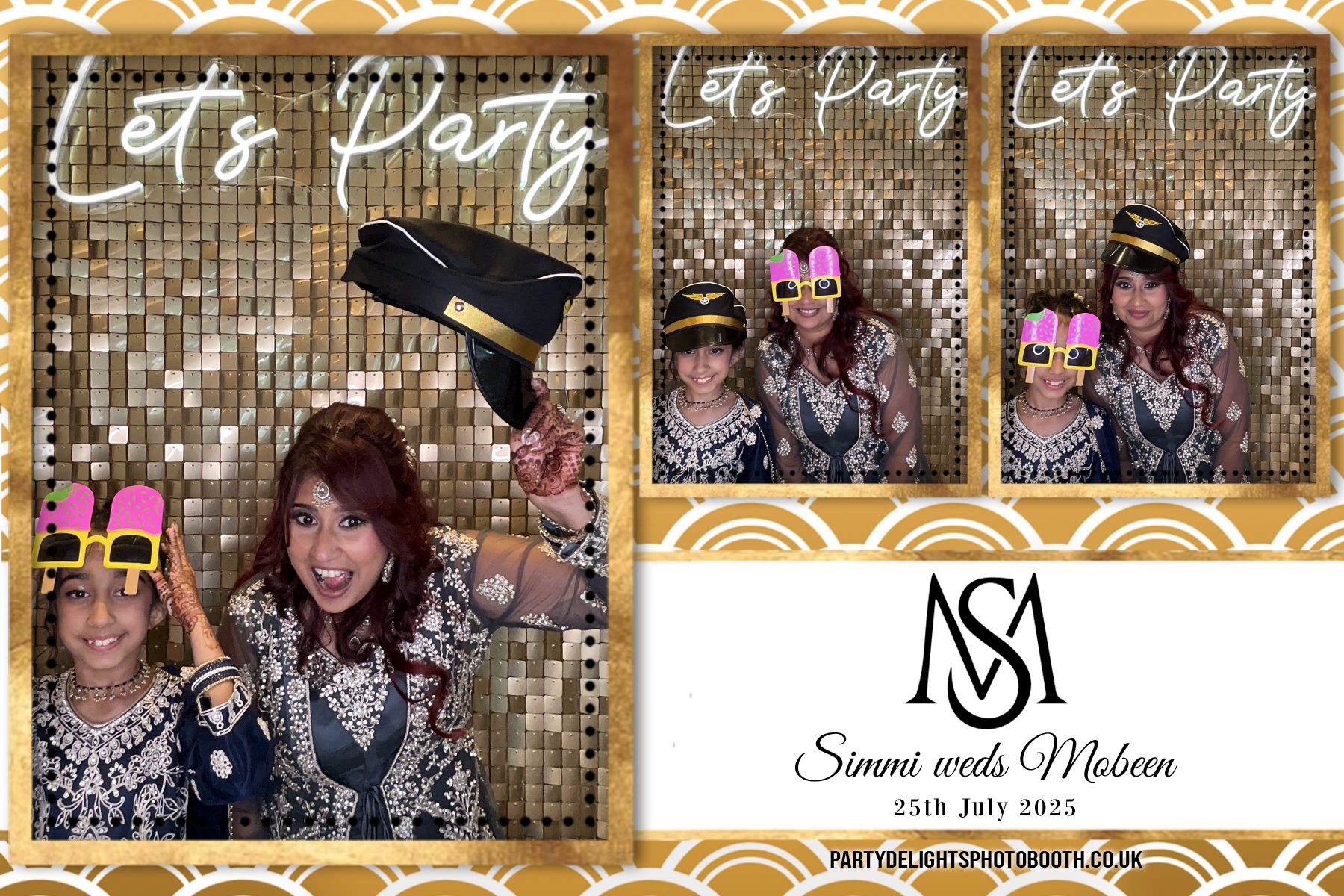 Simran Hussain Wedding | View more photos from the event at gallery.partydelightsphotobooth.co.uk/u/PartyDelightsPhotoBooth/Simran-Hussain-Wedding