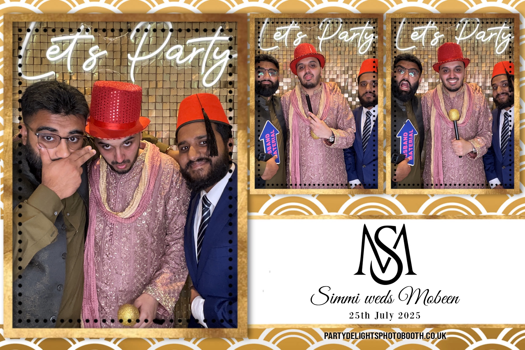 Simran Hussain Wedding | View more photos from the event at gallery.partydelightsphotobooth.co.uk/u/PartyDelightsPhotoBooth/Simran-Hussain-Wedding