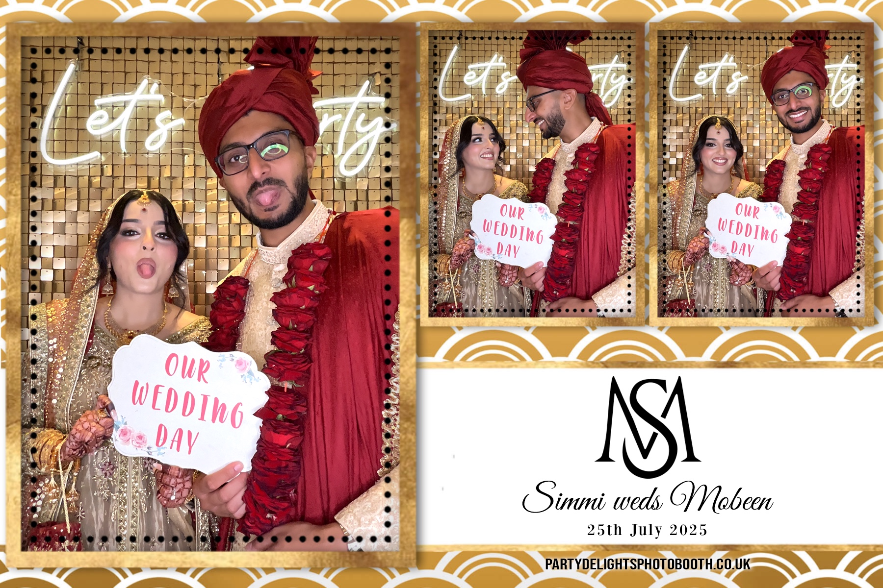Simran Hussain Wedding | View more photos from the event at gallery.partydelightsphotobooth.co.uk/u/PartyDelightsPhotoBooth/Simran-Hussain-Wedding