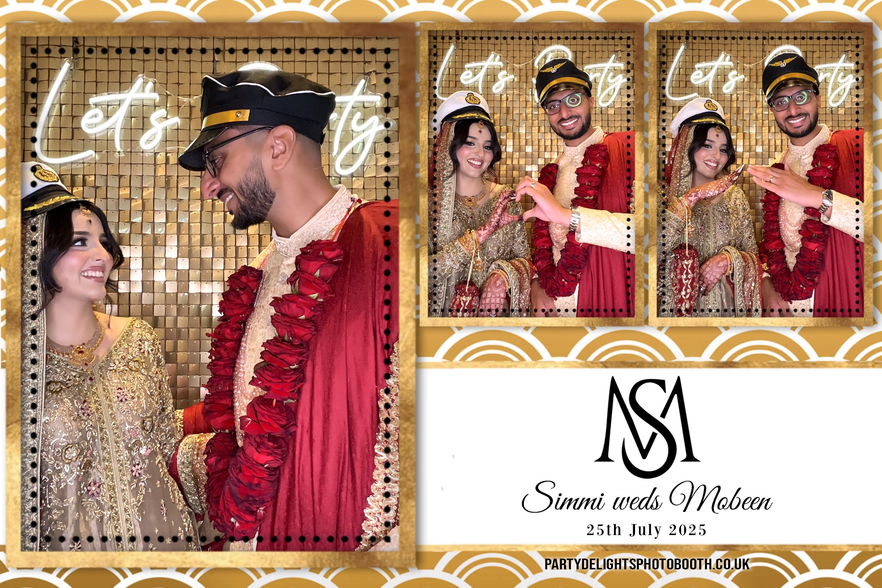 Simran Hussain Wedding | View more photos from the event at gallery.partydelightsphotobooth.co.uk/u/PartyDelightsPhotoBooth/Simran-Hussain-Wedding