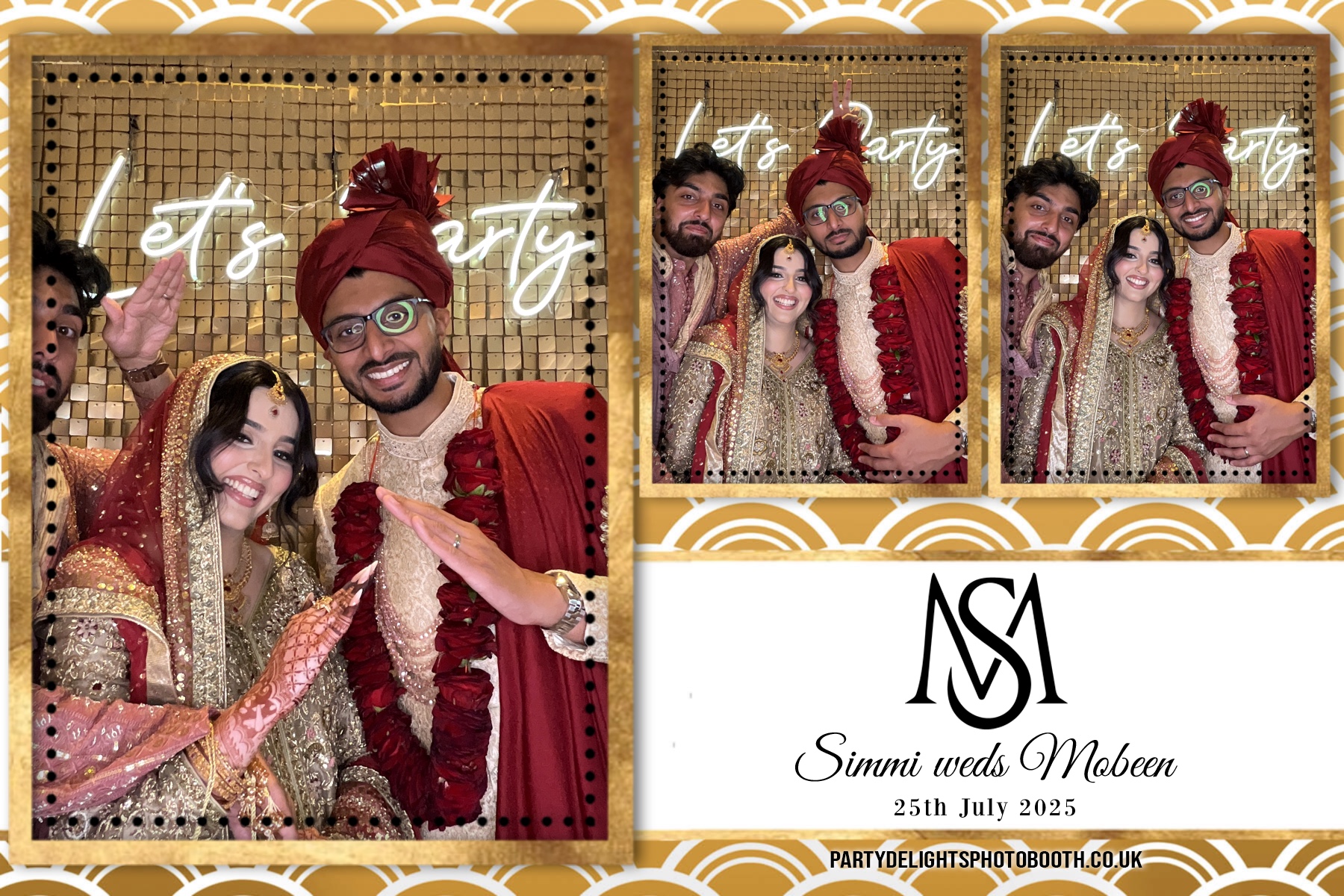 Simran Hussain Wedding | View more photos from the event at gallery.partydelightsphotobooth.co.uk/u/PartyDelightsPhotoBooth/Simran-Hussain-Wedding
