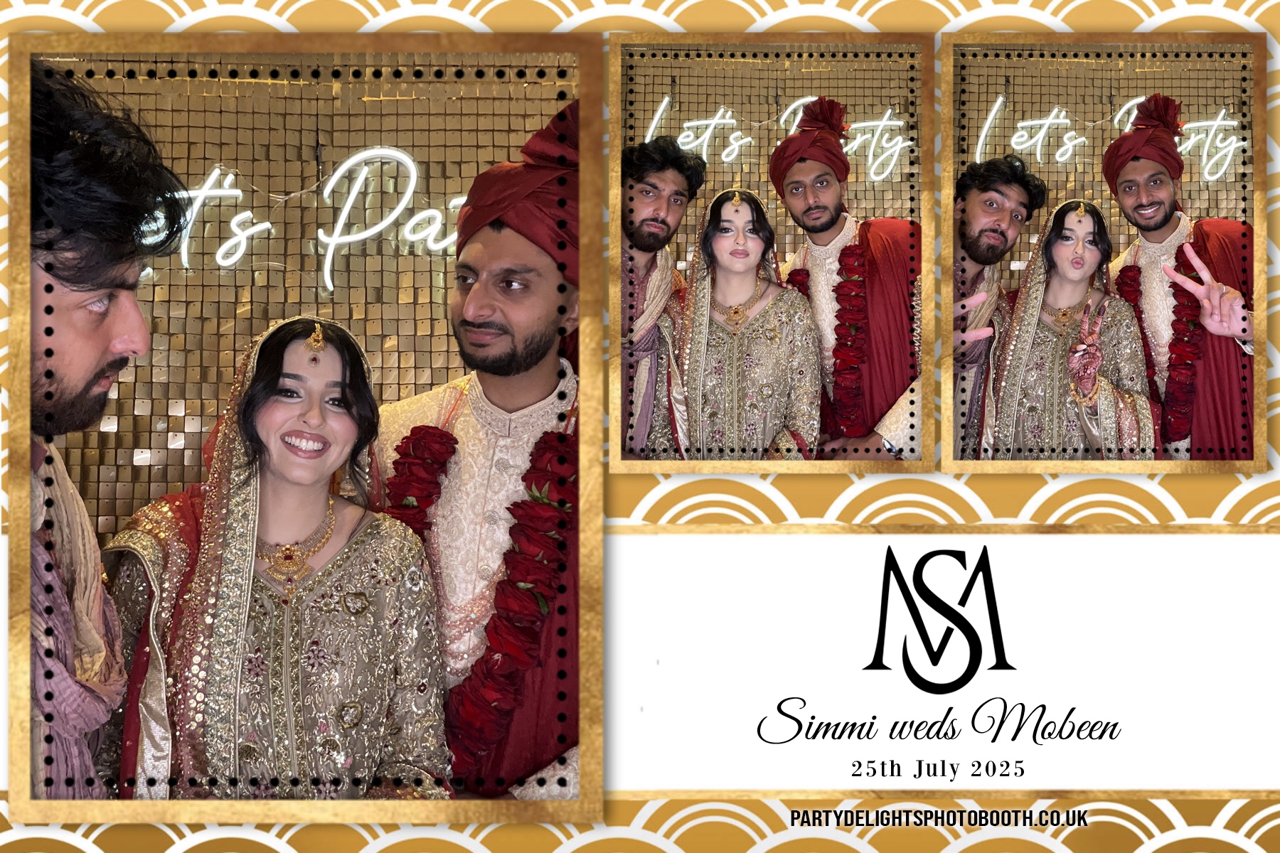 Simran Hussain Wedding | View more photos from the event at gallery.partydelightsphotobooth.co.uk/u/PartyDelightsPhotoBooth/Simran-Hussain-Wedding