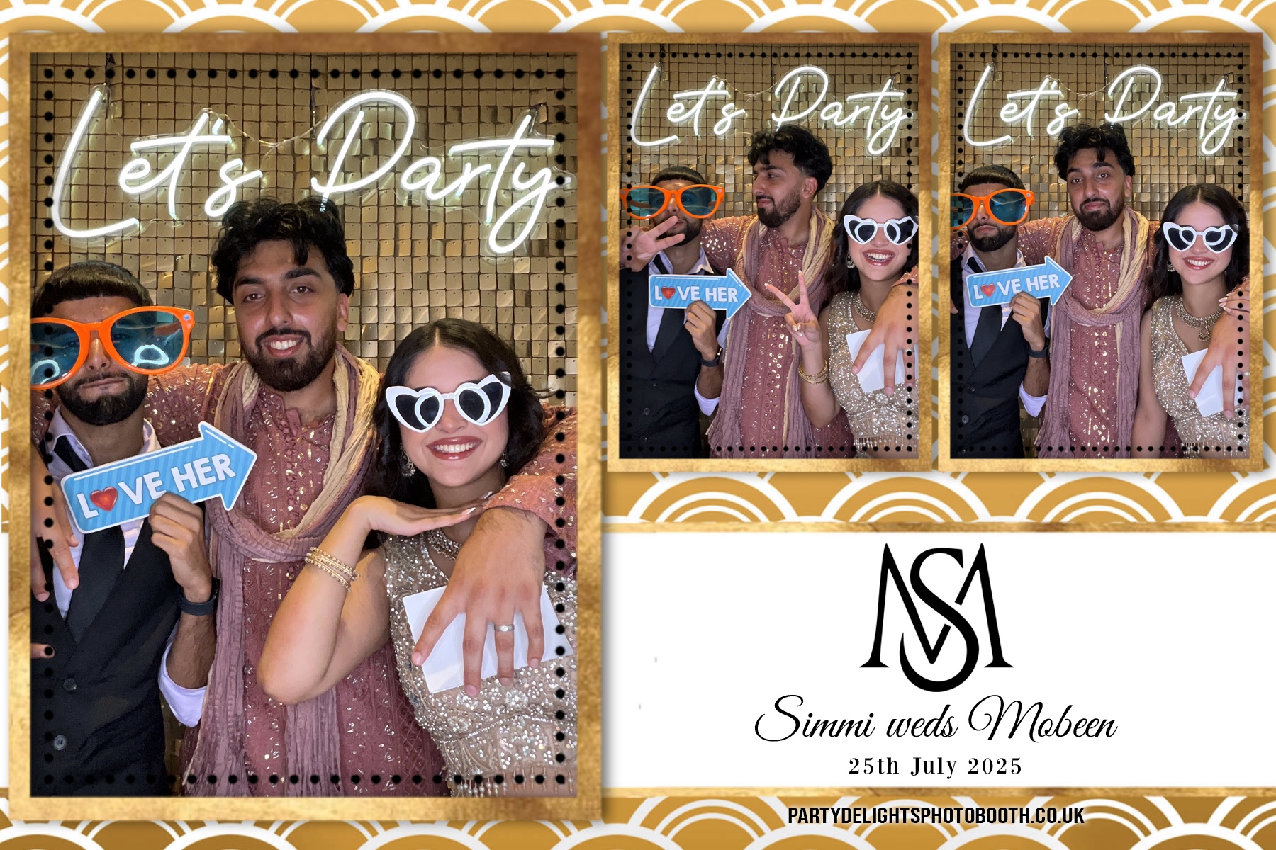 Simran Hussain Wedding | View more photos from the event at gallery.partydelightsphotobooth.co.uk/u/PartyDelightsPhotoBooth/Simran-Hussain-Wedding