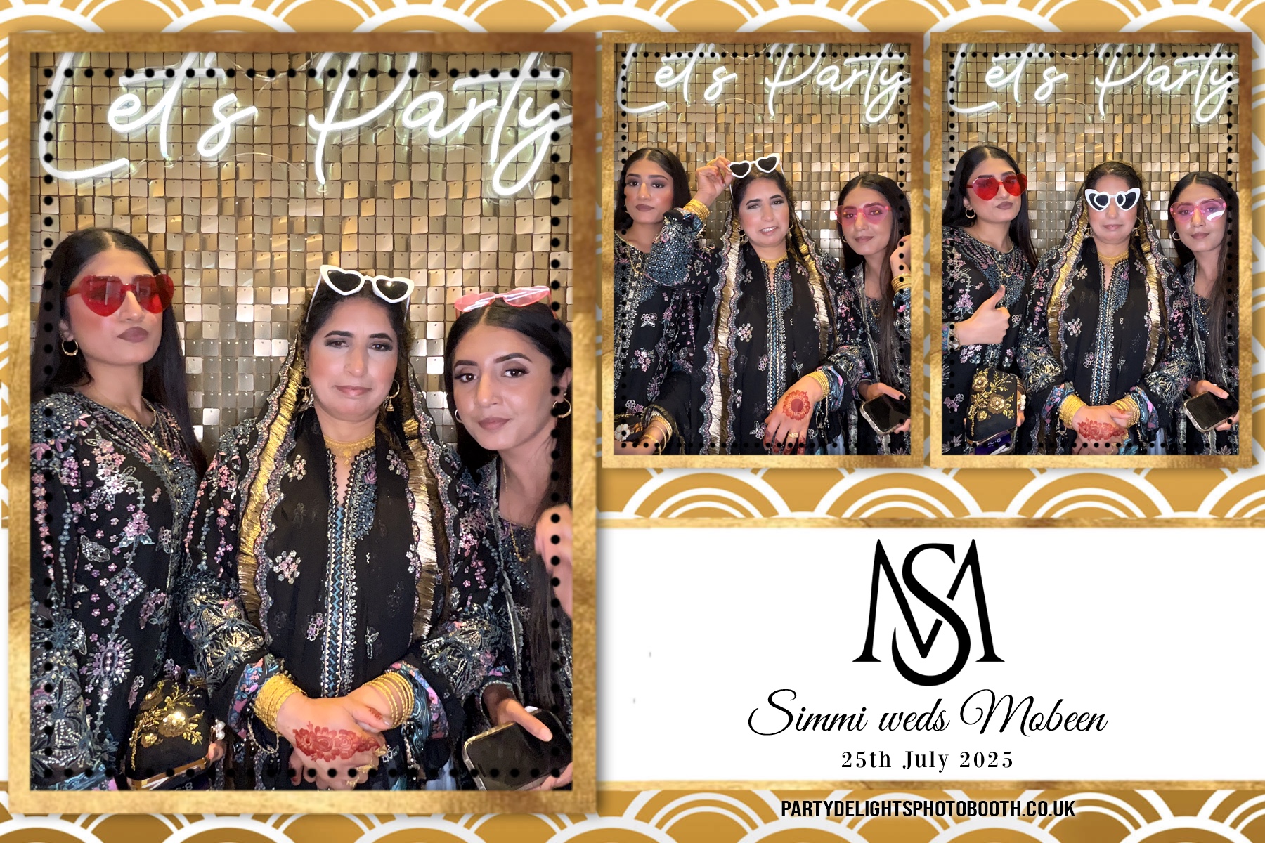 Simran Hussain Wedding | View more photos from the event at gallery.partydelightsphotobooth.co.uk/u/PartyDelightsPhotoBooth/Simran-Hussain-Wedding