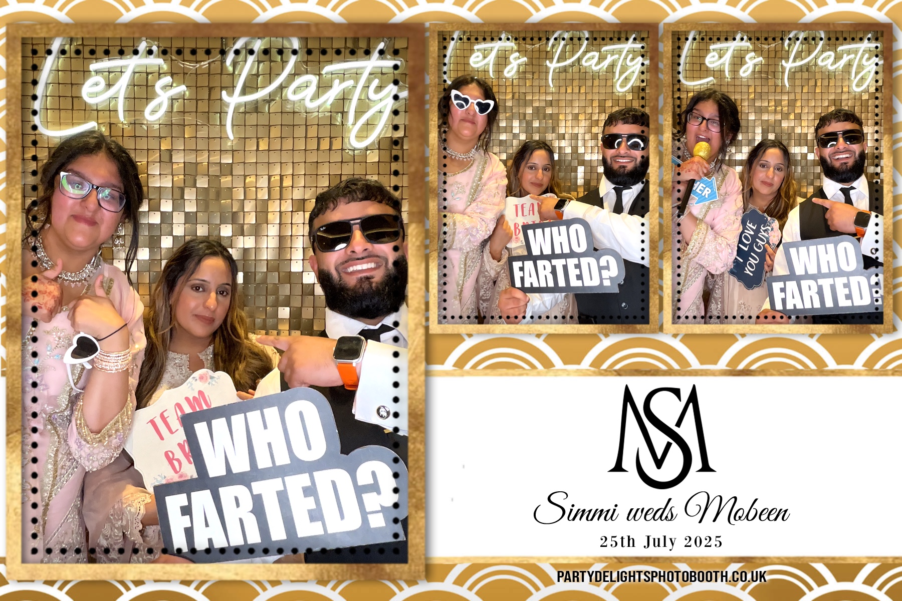 Simran Hussain Wedding | View more photos from the event at gallery.partydelightsphotobooth.co.uk/u/PartyDelightsPhotoBooth/Simran-Hussain-Wedding