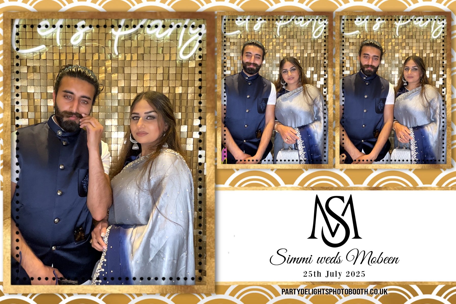 Simran Hussain Wedding | View more photos from the event at gallery.partydelightsphotobooth.co.uk/u/PartyDelightsPhotoBooth/Simran-Hussain-Wedding