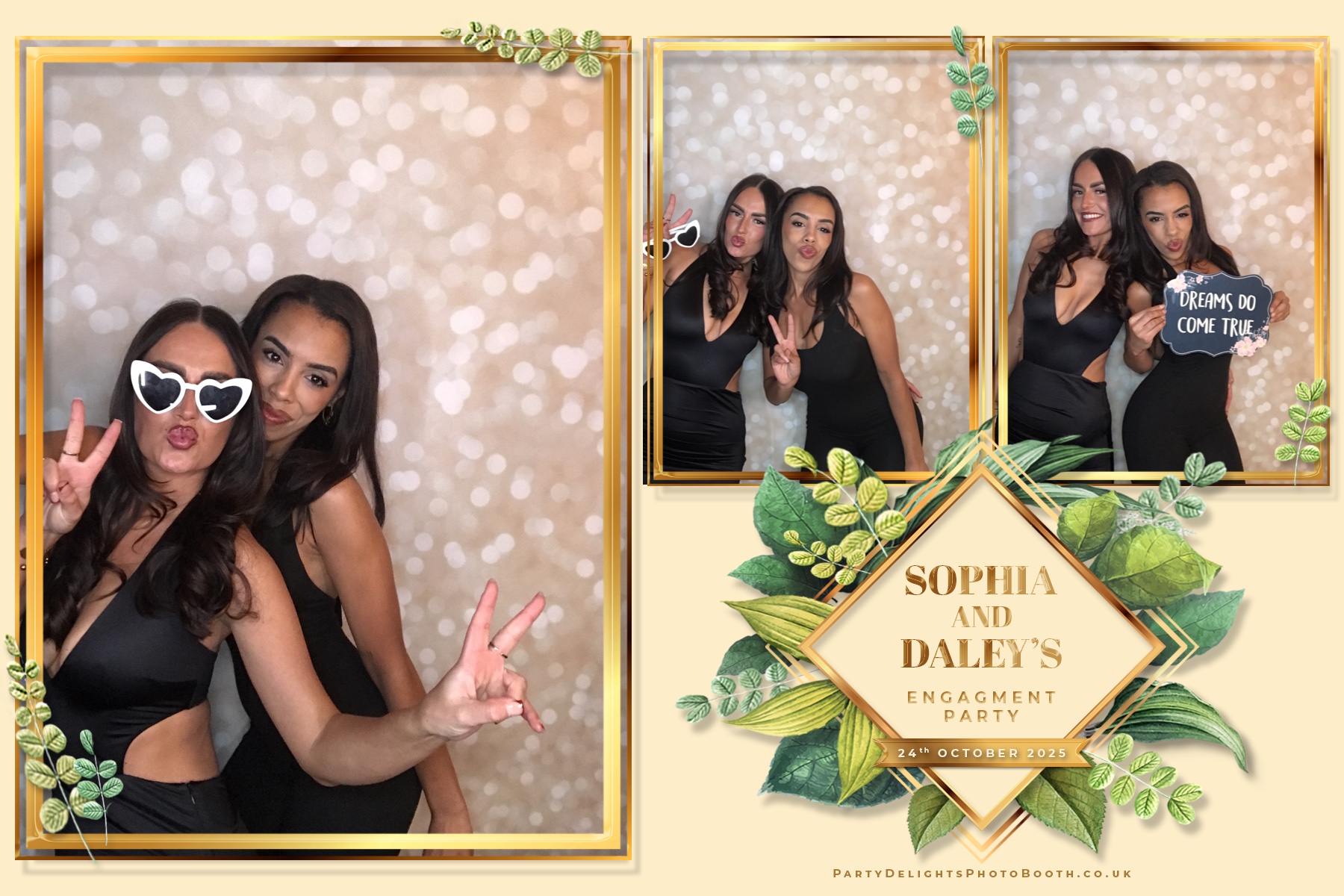 Sophia and Daley engagement party | View more photos from the event at gallery.partydelightsphotobooth.co.uk/u/PartyDelightsPhotoBooth/Sophia-and-Daley-engagement-party