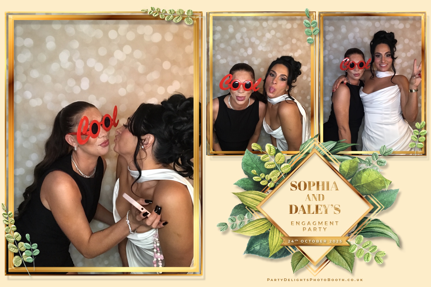 Sophia and Daley engagement party | View more photos from the event at gallery.partydelightsphotobooth.co.uk/u/PartyDelightsPhotoBooth/Sophia-and-Daley-engagement-party