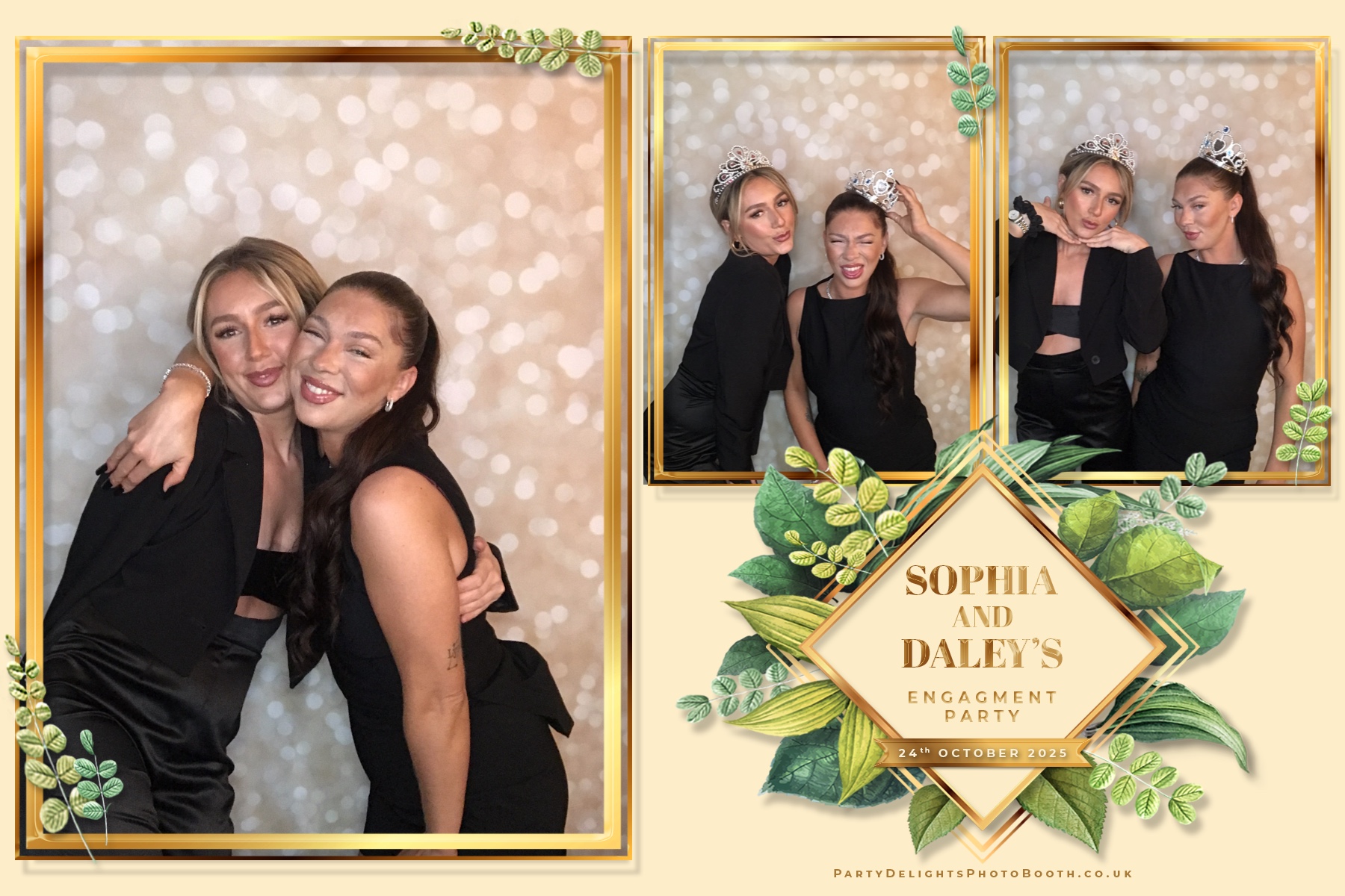 Sophia and Daley engagement party | View more photos from the event at gallery.partydelightsphotobooth.co.uk/u/PartyDelightsPhotoBooth/Sophia-and-Daley-engagement-party