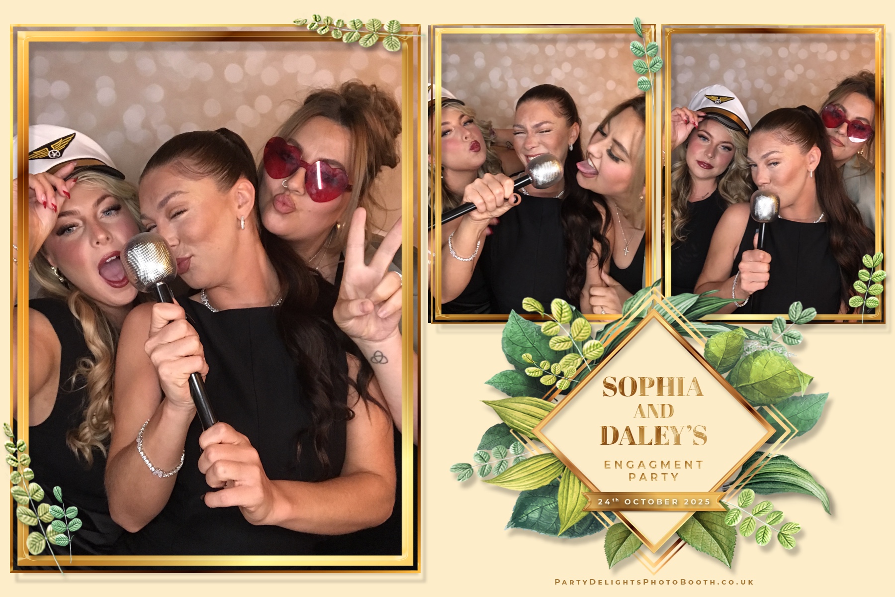 Sophia and Daley engagement party | View more photos from the event at gallery.partydelightsphotobooth.co.uk/u/PartyDelightsPhotoBooth/Sophia-and-Daley-engagement-party