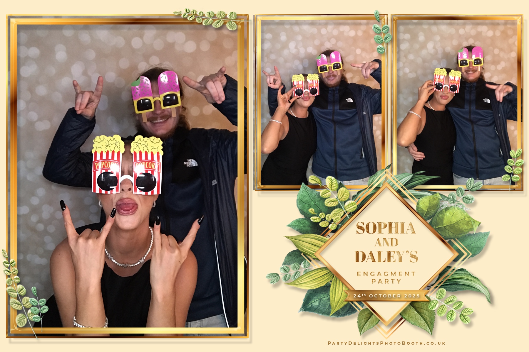 Sophia and Daley engagement party | View more photos from the event at gallery.partydelightsphotobooth.co.uk/u/PartyDelightsPhotoBooth/Sophia-and-Daley-engagement-party