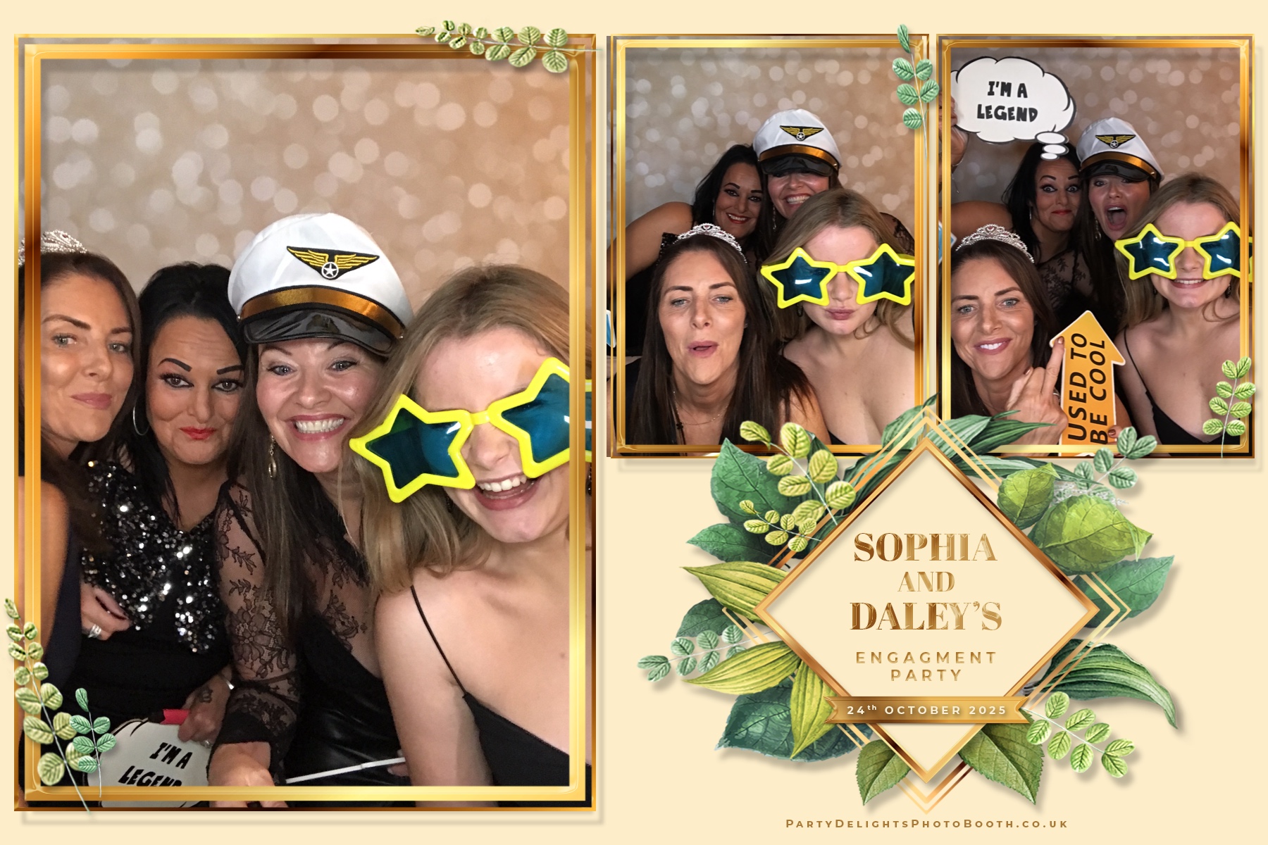 Sophia and Daley engagement party | View more photos from the event at gallery.partydelightsphotobooth.co.uk/u/PartyDelightsPhotoBooth/Sophia-and-Daley-engagement-party