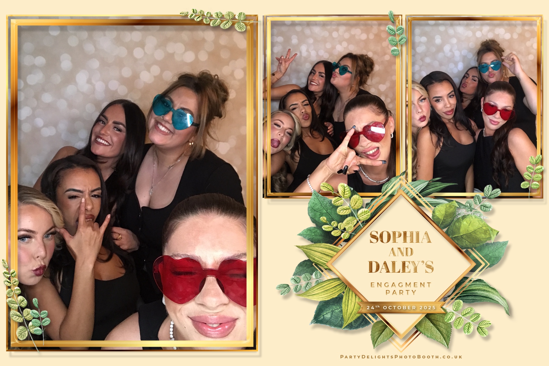 Sophia and Daley engagement party | View more photos from the event at gallery.partydelightsphotobooth.co.uk/u/PartyDelightsPhotoBooth/Sophia-and-Daley-engagement-party