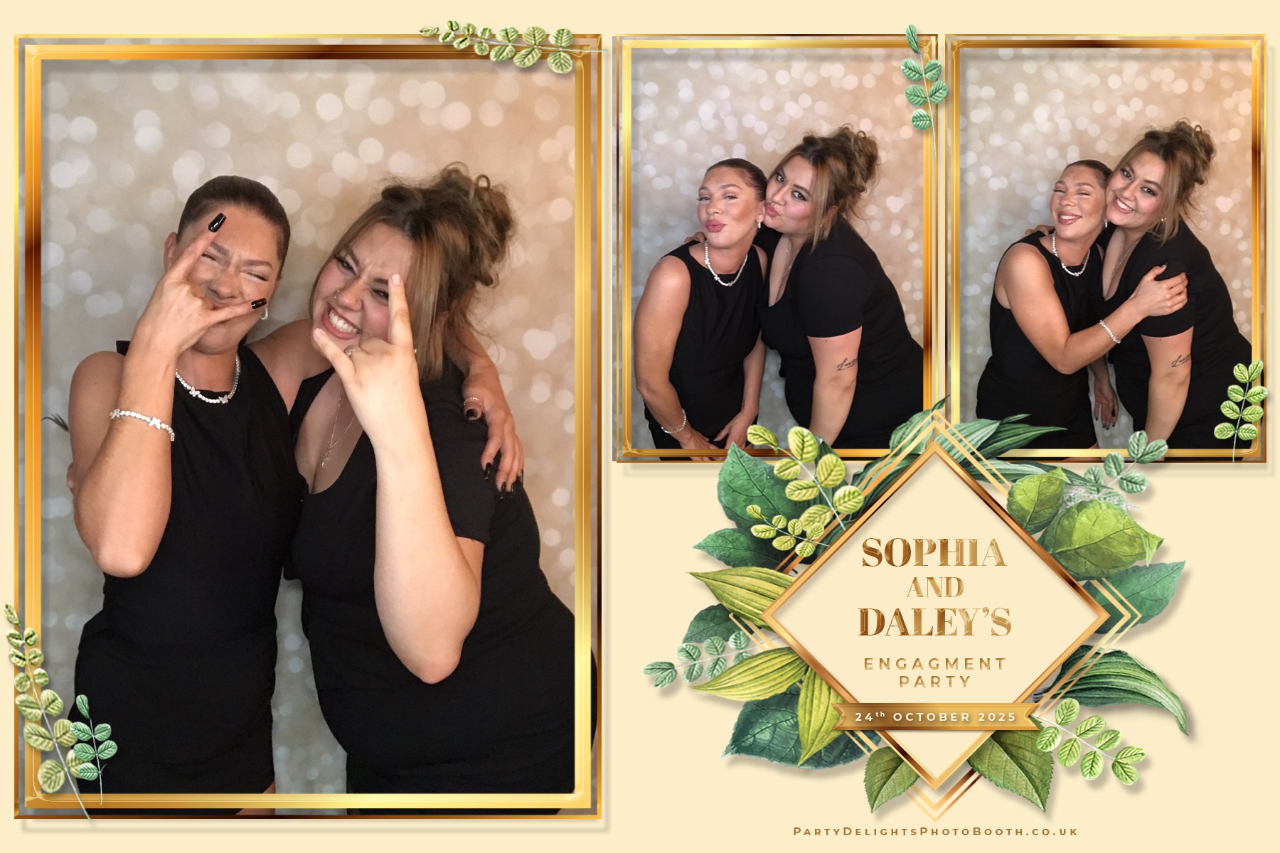 Sophia and Daley engagement party | View more photos from the event at gallery.partydelightsphotobooth.co.uk/u/PartyDelightsPhotoBooth/Sophia-and-Daley-engagement-party