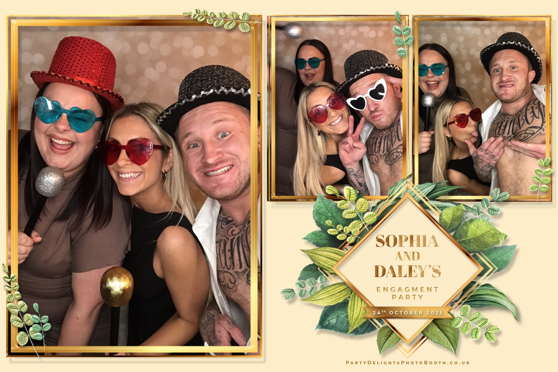 Sophia and Daley engagement party | View more photos from the event at gallery.partydelightsphotobooth.co.uk/u/PartyDelightsPhotoBooth/Sophia-and-Daley-engagement-party