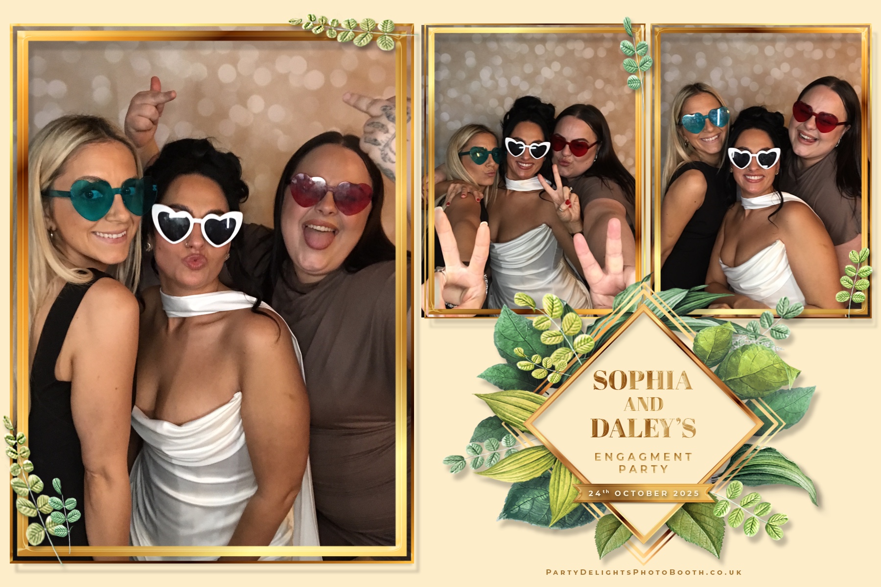 Sophia and Daley engagement party | View more photos from the event at gallery.partydelightsphotobooth.co.uk/u/PartyDelightsPhotoBooth/Sophia-and-Daley-engagement-party