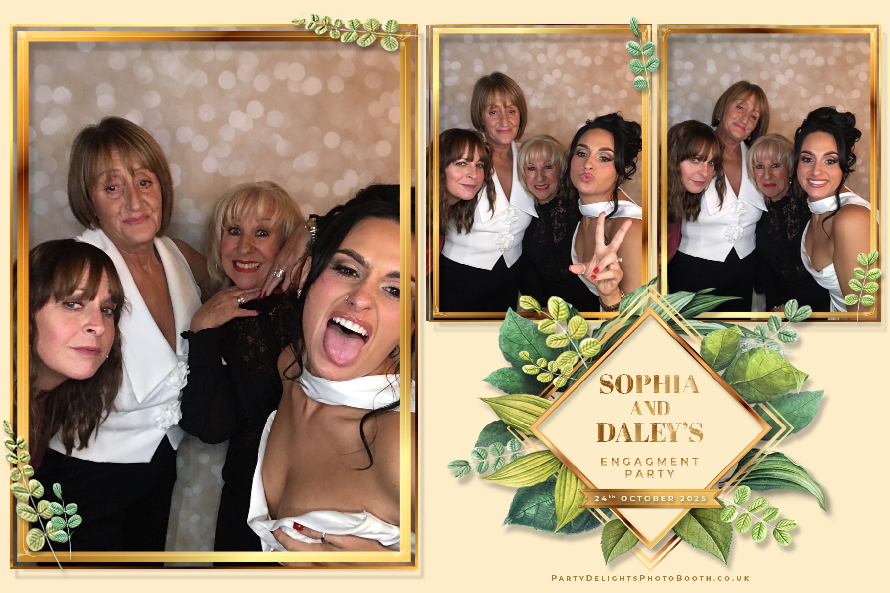 Sophia and Daley engagement party | View more photos from the event at gallery.partydelightsphotobooth.co.uk/u/PartyDelightsPhotoBooth/Sophia-and-Daley-engagement-party