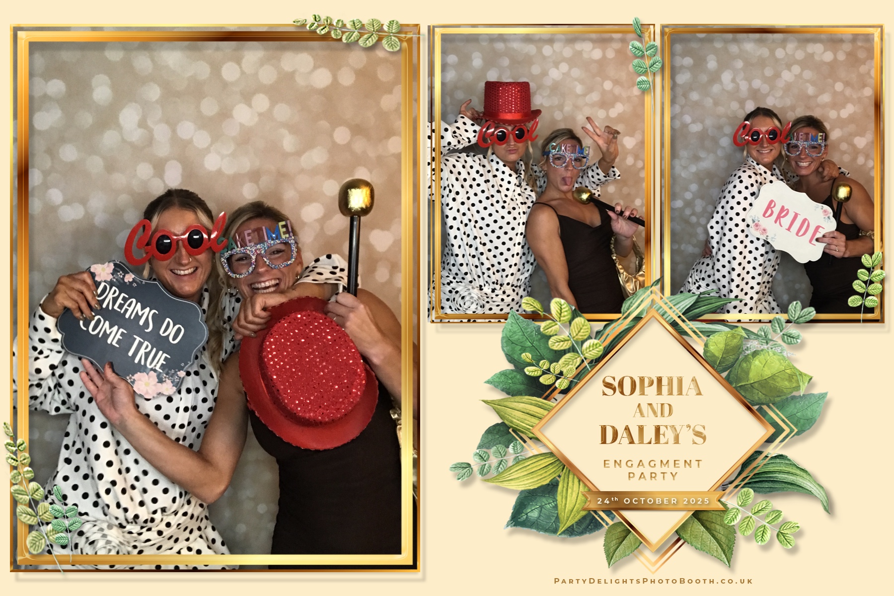Sophia and Daley engagement party | View more photos from the event at gallery.partydelightsphotobooth.co.uk/u/PartyDelightsPhotoBooth/Sophia-and-Daley-engagement-party