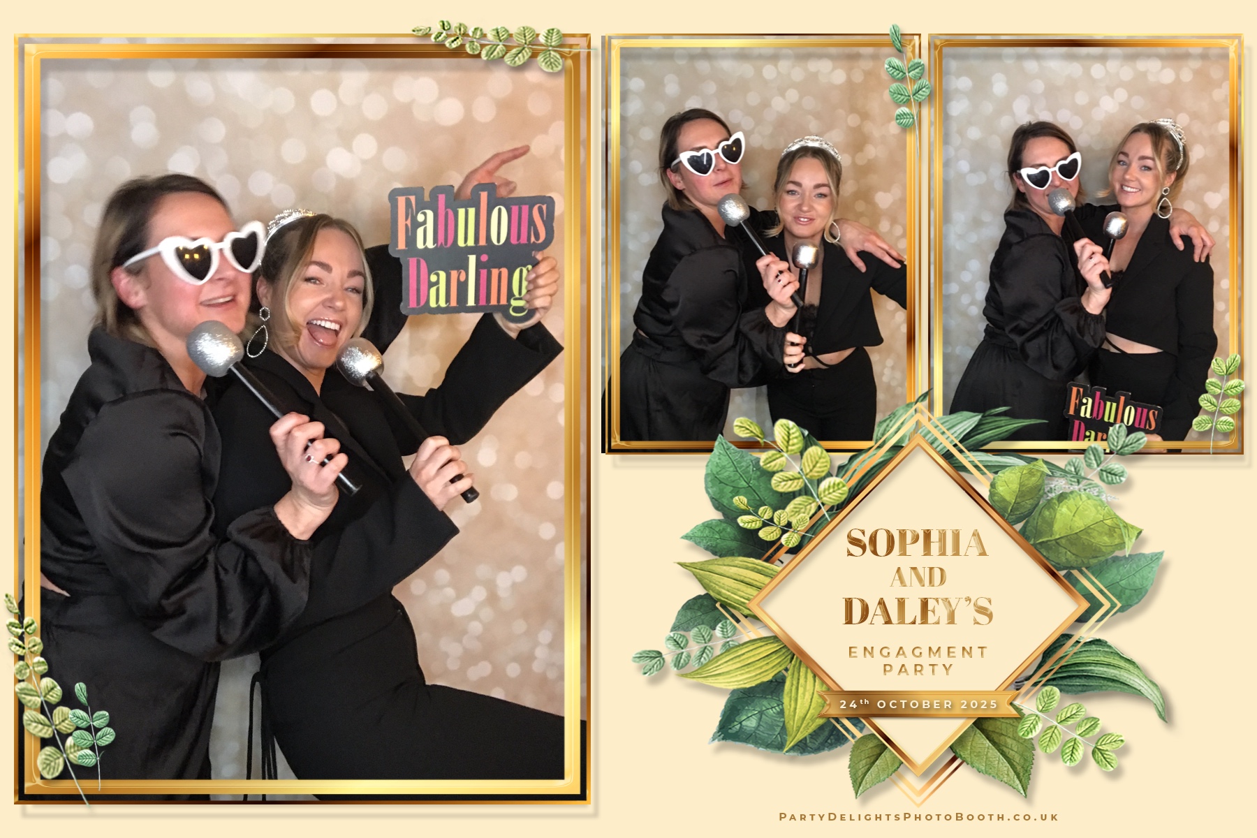 Sophia and Daley engagement party | View more photos from the event at gallery.partydelightsphotobooth.co.uk/u/PartyDelightsPhotoBooth/Sophia-and-Daley-engagement-party