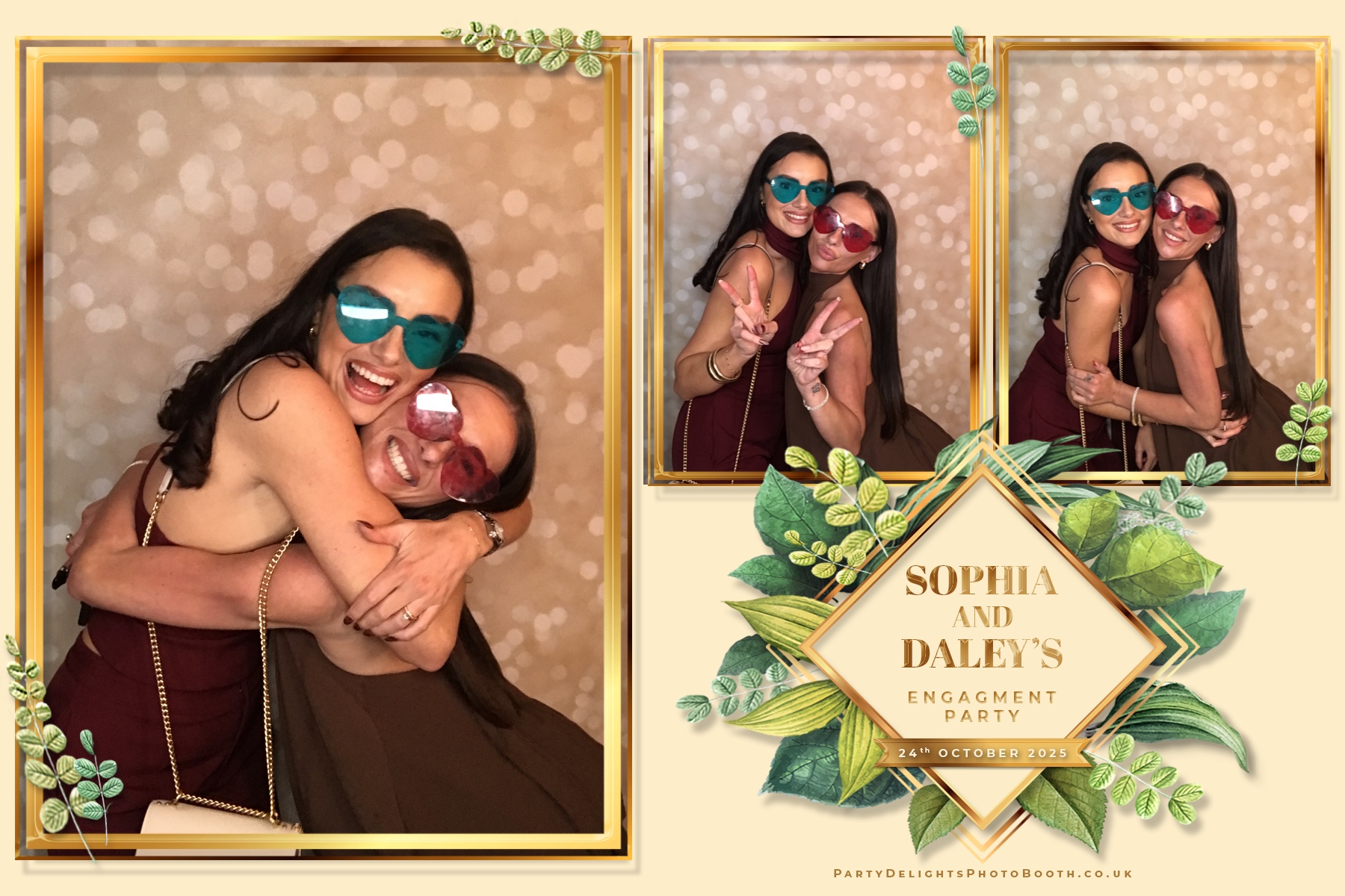 Sophia and Daley engagement party | View more photos from the event at gallery.partydelightsphotobooth.co.uk/u/PartyDelightsPhotoBooth/Sophia-and-Daley-engagement-party