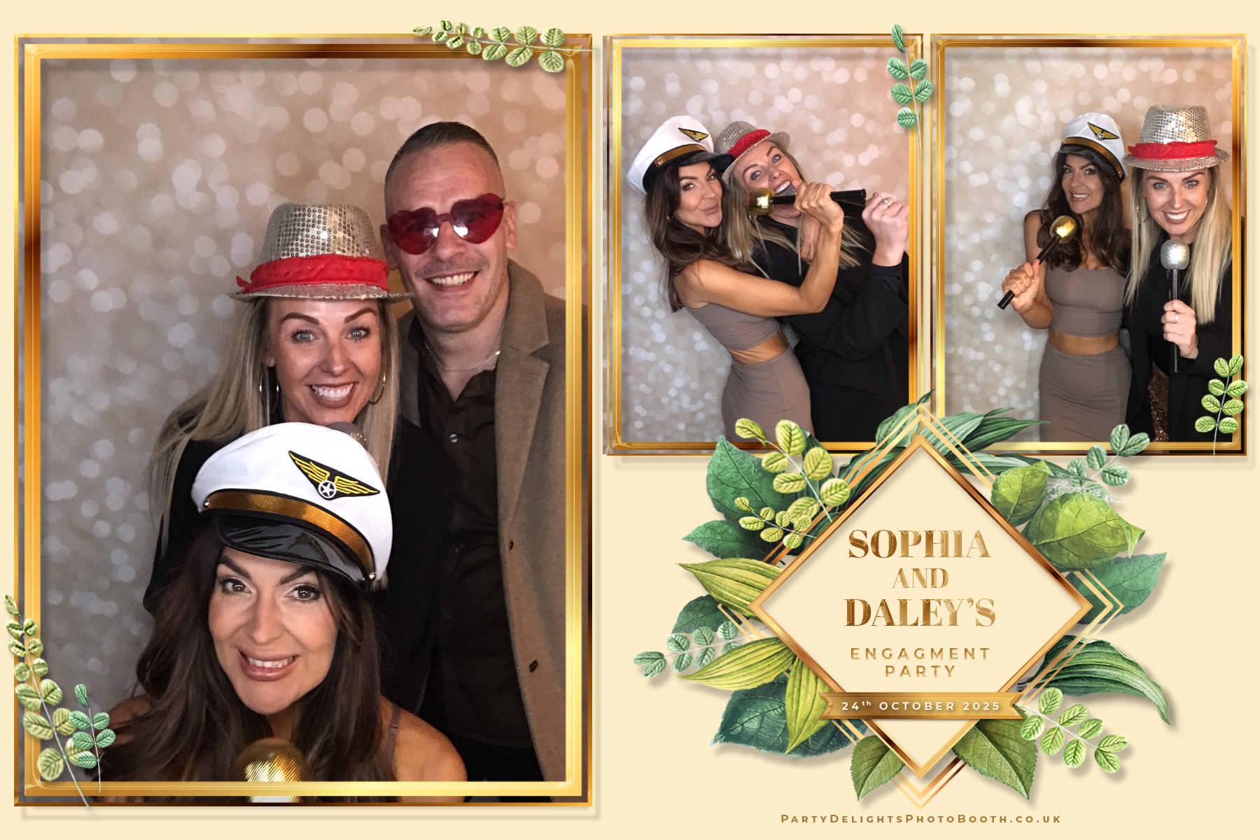 Sophia and Daley engagement party | View more photos from the event at gallery.partydelightsphotobooth.co.uk/u/PartyDelightsPhotoBooth/Sophia-and-Daley-engagement-party