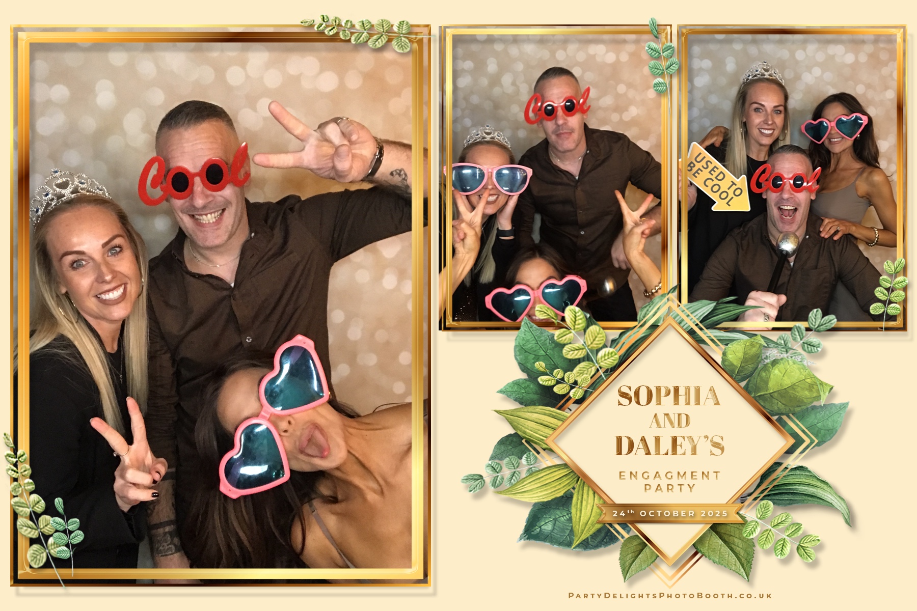 Sophia and Daley engagement party | View more photos from the event at gallery.partydelightsphotobooth.co.uk/u/PartyDelightsPhotoBooth/Sophia-and-Daley-engagement-party