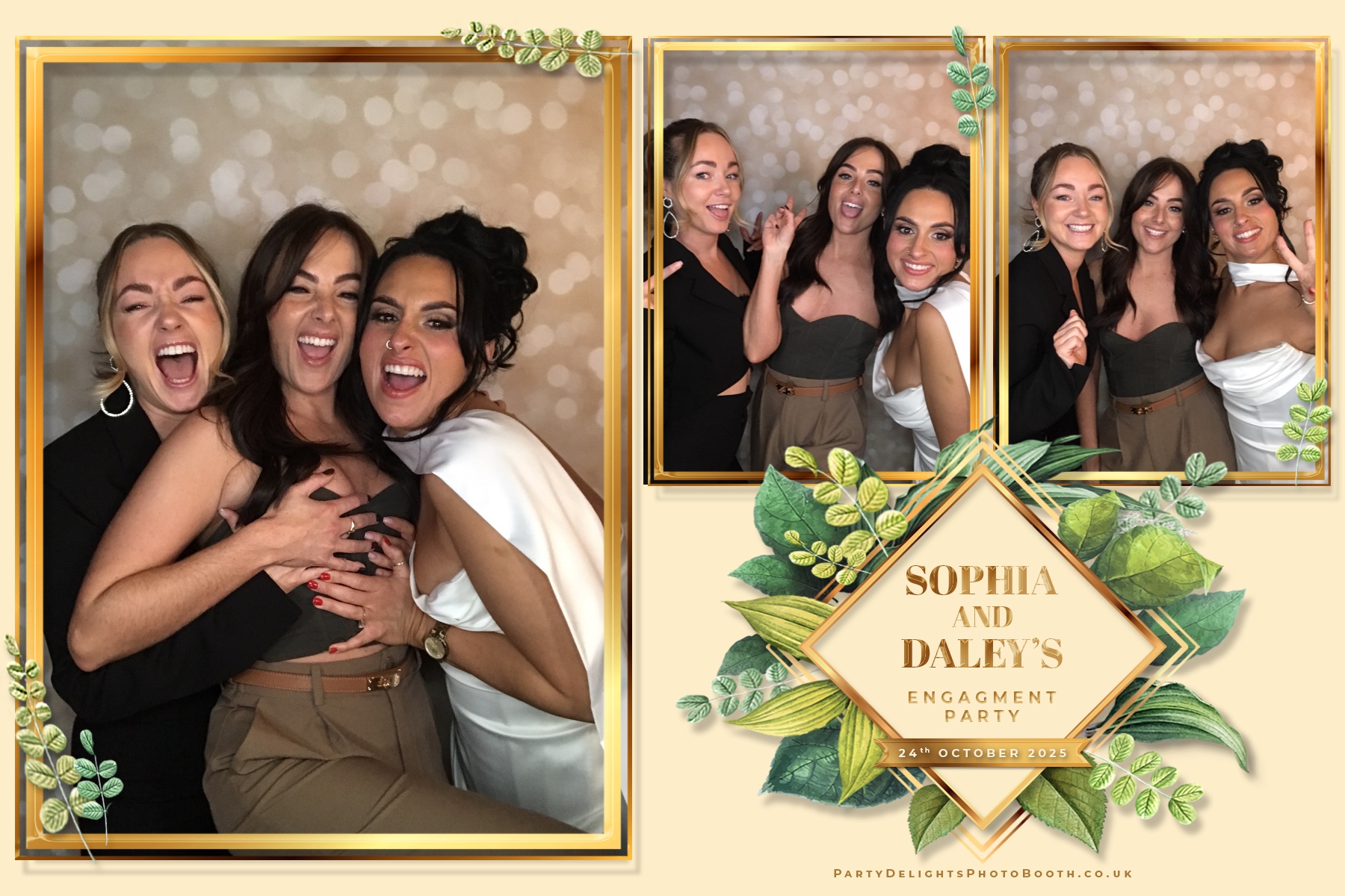 Sophia and Daley engagement party | View more photos from the event at gallery.partydelightsphotobooth.co.uk/u/PartyDelightsPhotoBooth/Sophia-and-Daley-engagement-party
