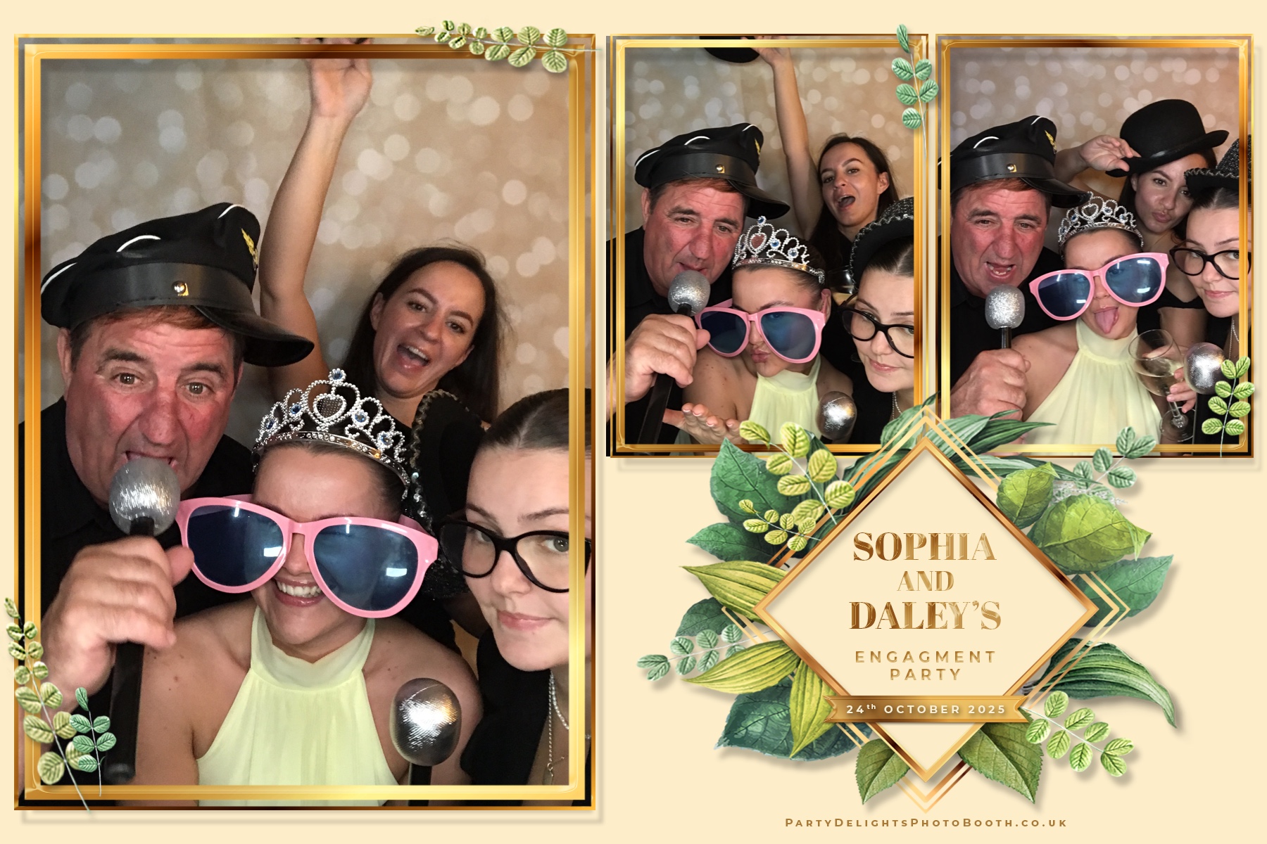 Sophia and Daley engagement party | View more photos from the event at gallery.partydelightsphotobooth.co.uk/u/PartyDelightsPhotoBooth/Sophia-and-Daley-engagement-party
