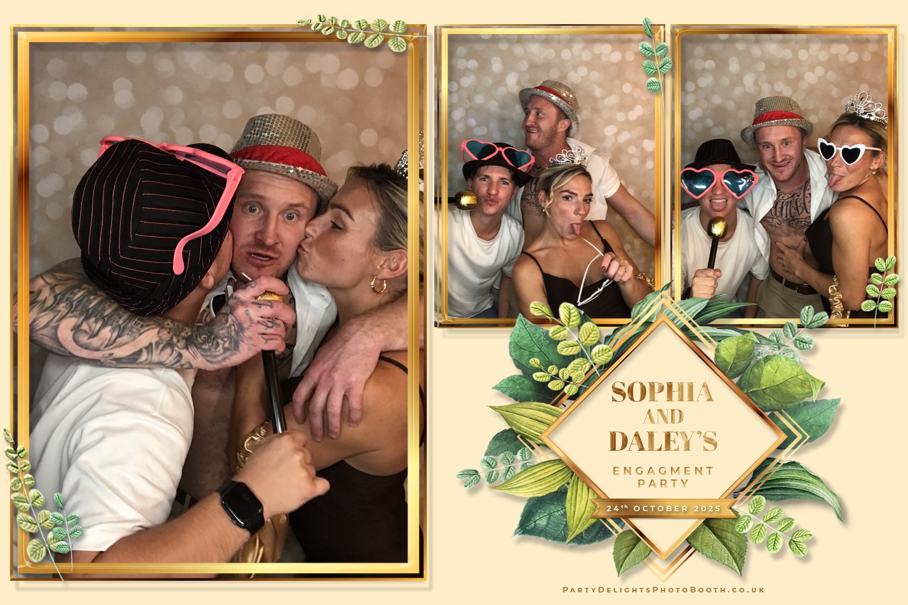 Sophia and Daley engagement party | View more photos from the event at gallery.partydelightsphotobooth.co.uk/u/PartyDelightsPhotoBooth/Sophia-and-Daley-engagement-party