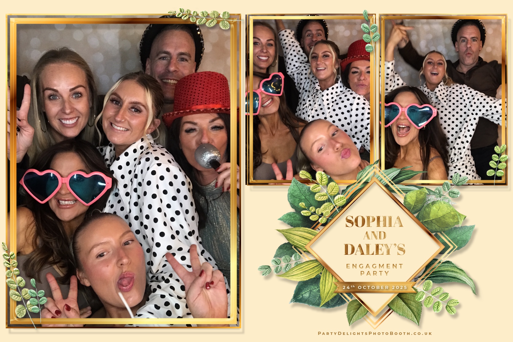 Sophia and Daley engagement party | View more photos from the event at gallery.partydelightsphotobooth.co.uk/u/PartyDelightsPhotoBooth/Sophia-and-Daley-engagement-party