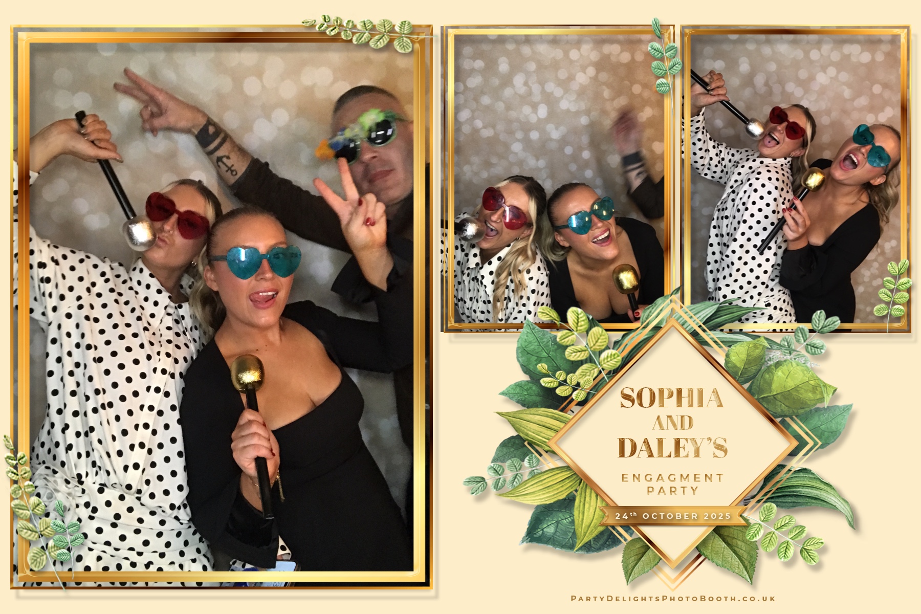 Sophia and Daley engagement party | View more photos from the event at gallery.partydelightsphotobooth.co.uk/u/PartyDelightsPhotoBooth/Sophia-and-Daley-engagement-party